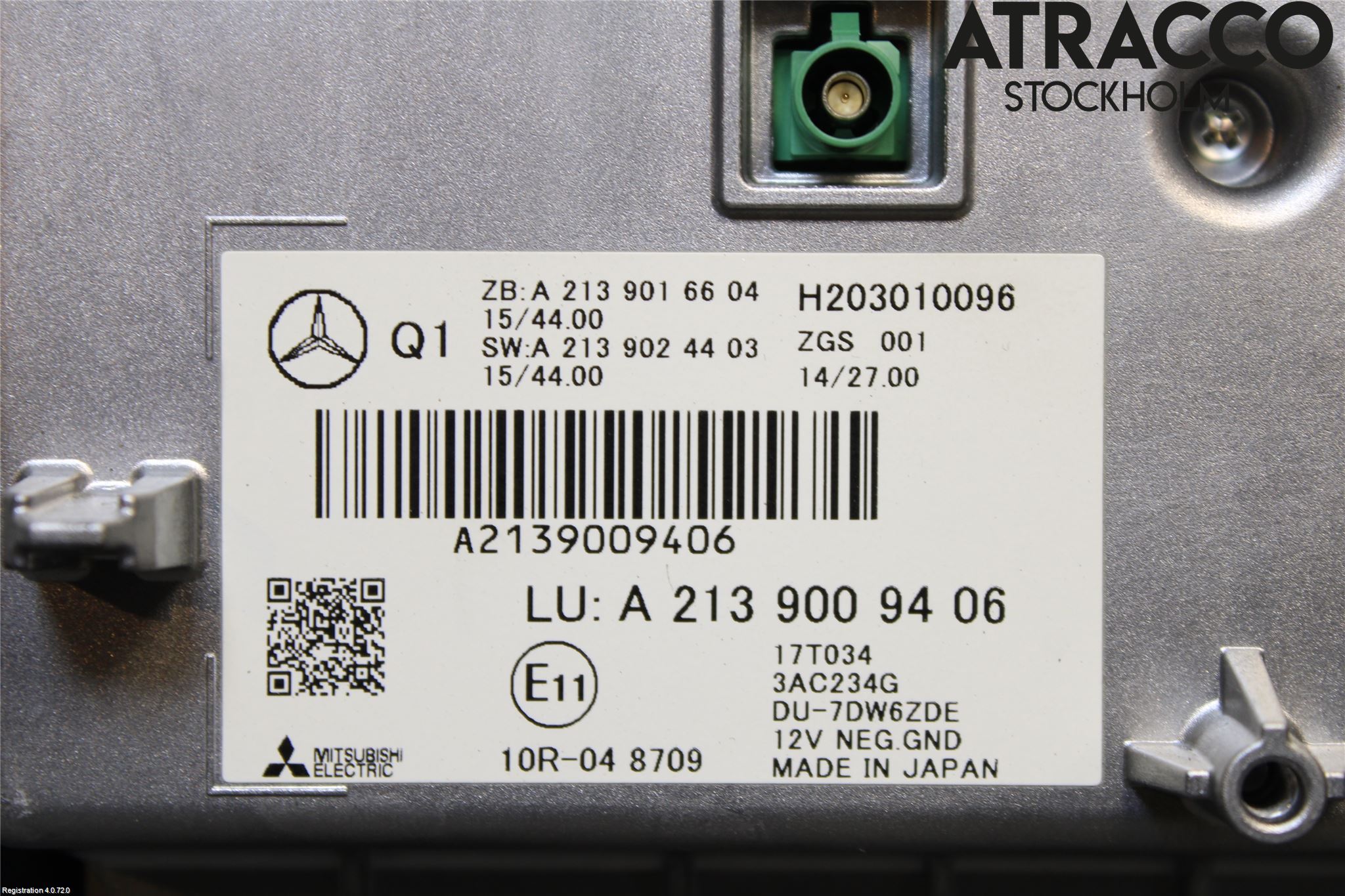 Mercedes-Benz MB E-KLASS (W213) 16-23 Stereo Radio Med Cd