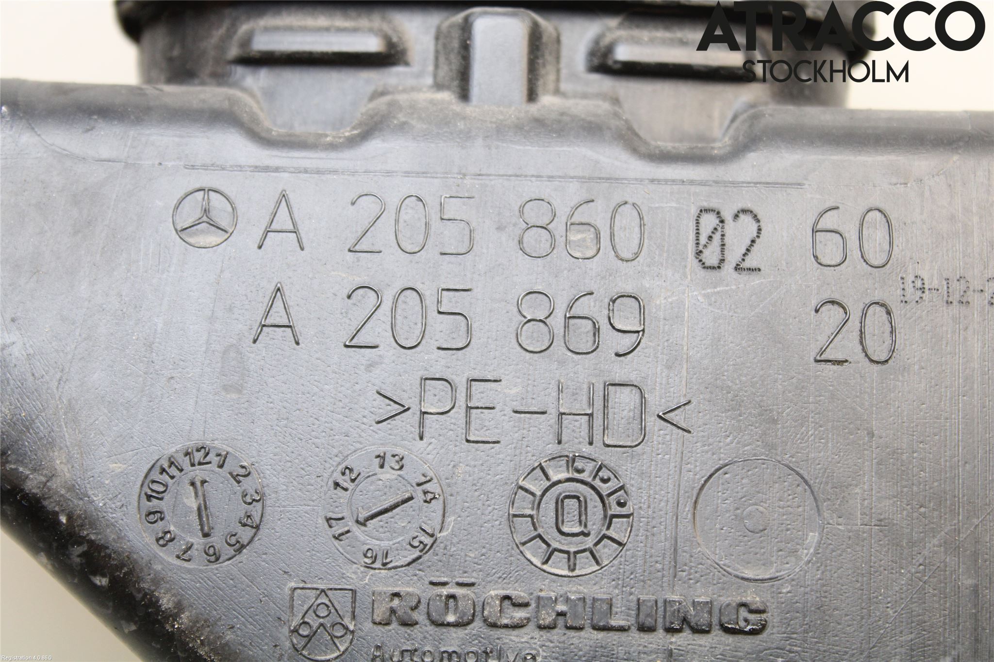 Mercedes-Benz MB E-KLASS (W213) 16-23 Spylerbeholder Frontrute