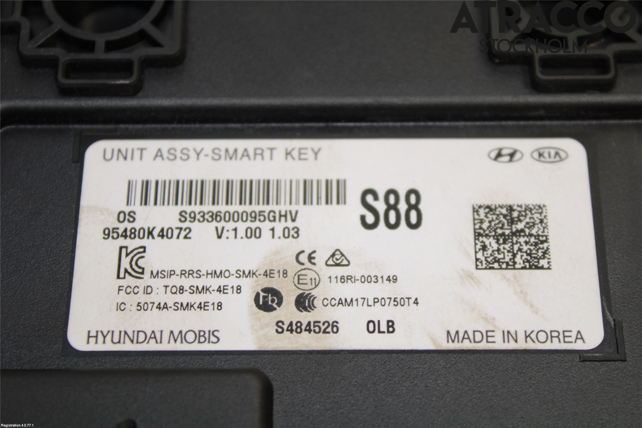 Hyundai KONA/ELECTRIC OS 18-23 Styreenhet Sentrallås