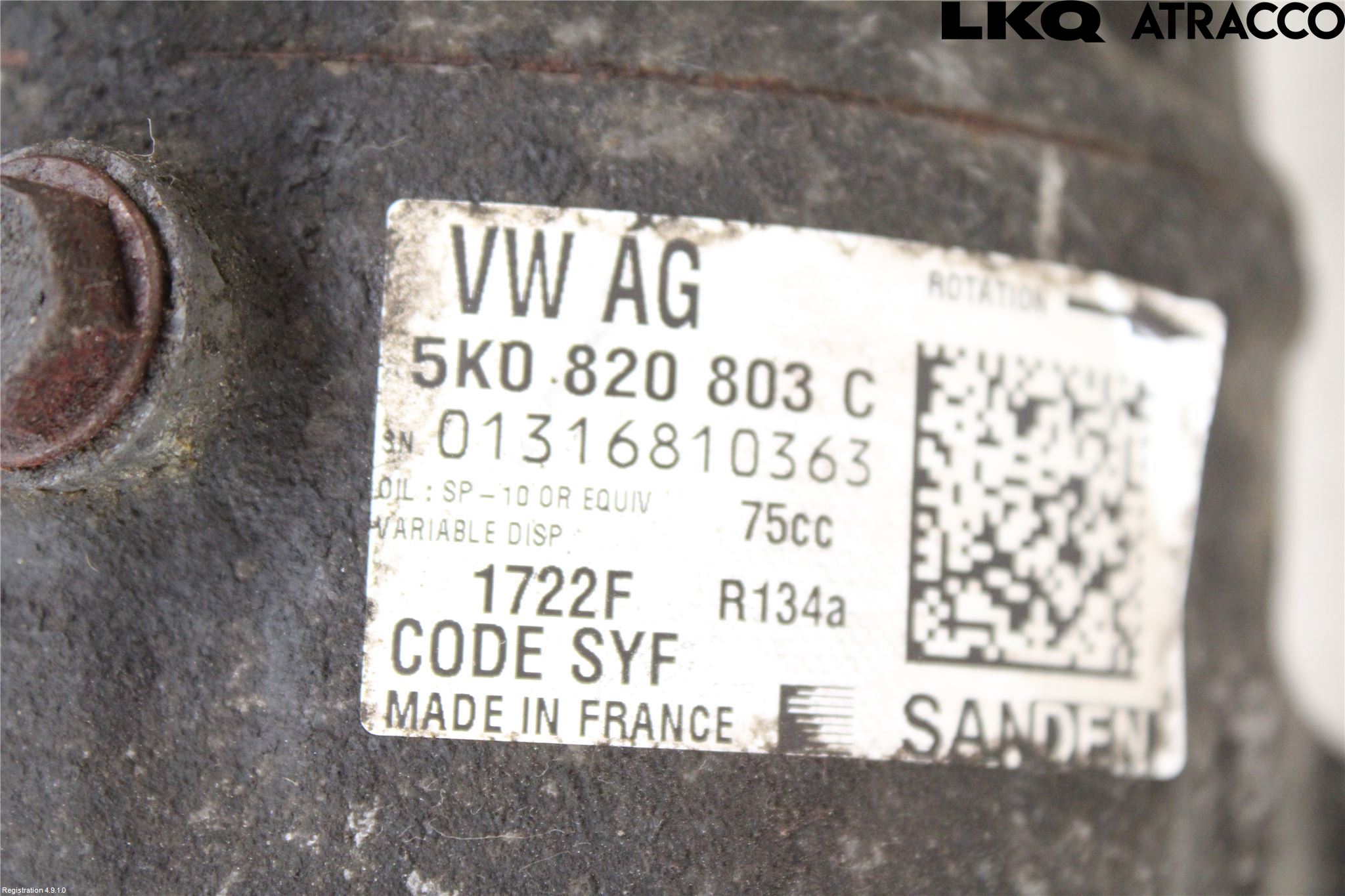 Skoda FABIA 07-14 Varme Ac Kompressor