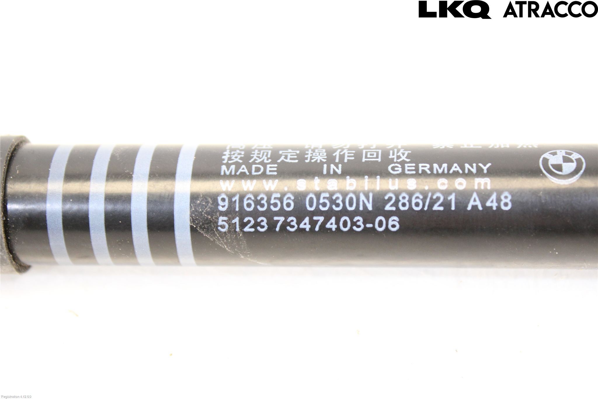 BMW 5 G30/G31/F90 17-23 Panser Demper-Gassfjær