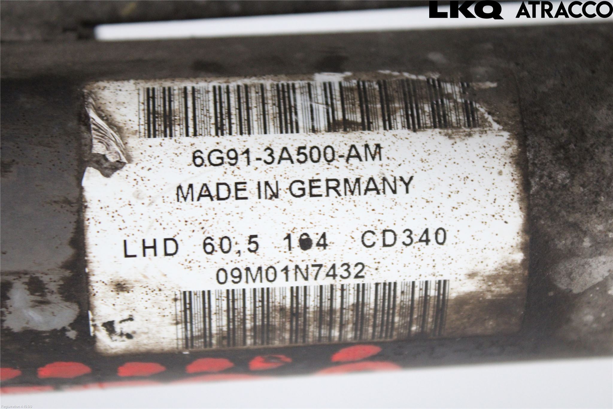 Ford S-MAX 06-15 Servo Snekke - Tannstang
