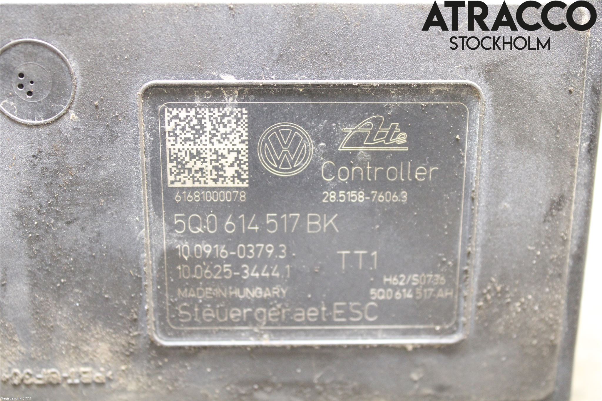 Volkswagen VW GOLF / E-GOLF VII 13-20 Abs Hydraulikkaggregat
