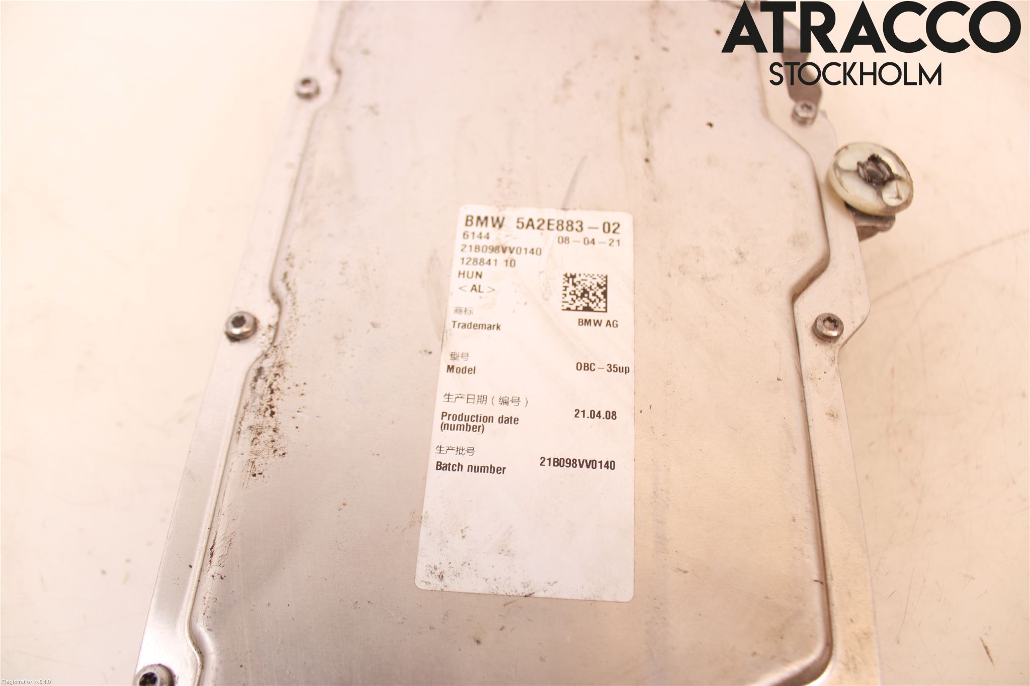 BMW X3 G01 18- Batterilader Hybrid