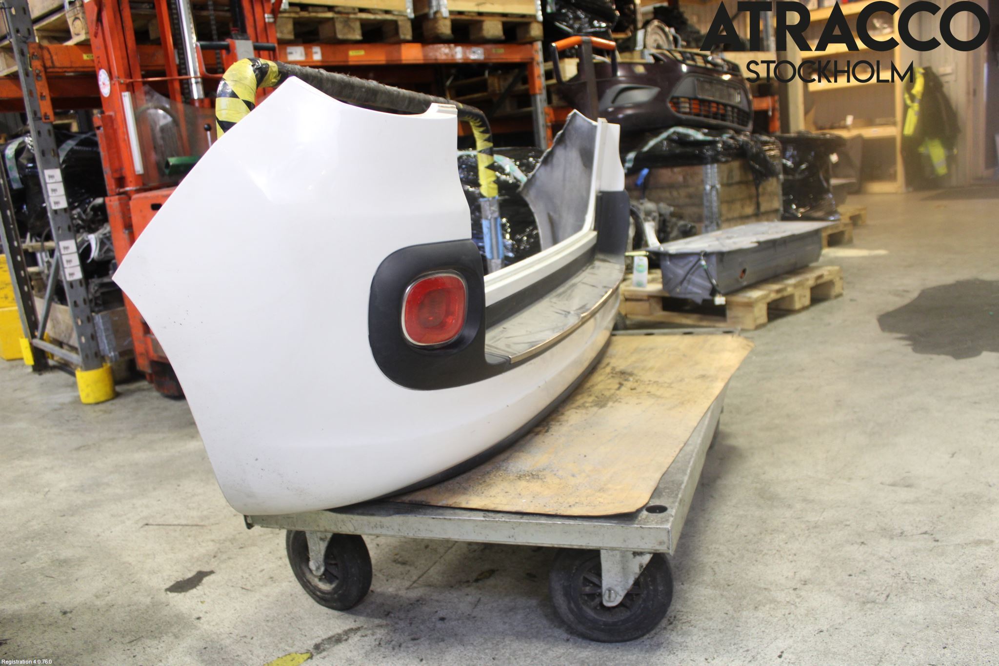 Fiat 500L 13-19 Støtfanger Bak Overtrekk