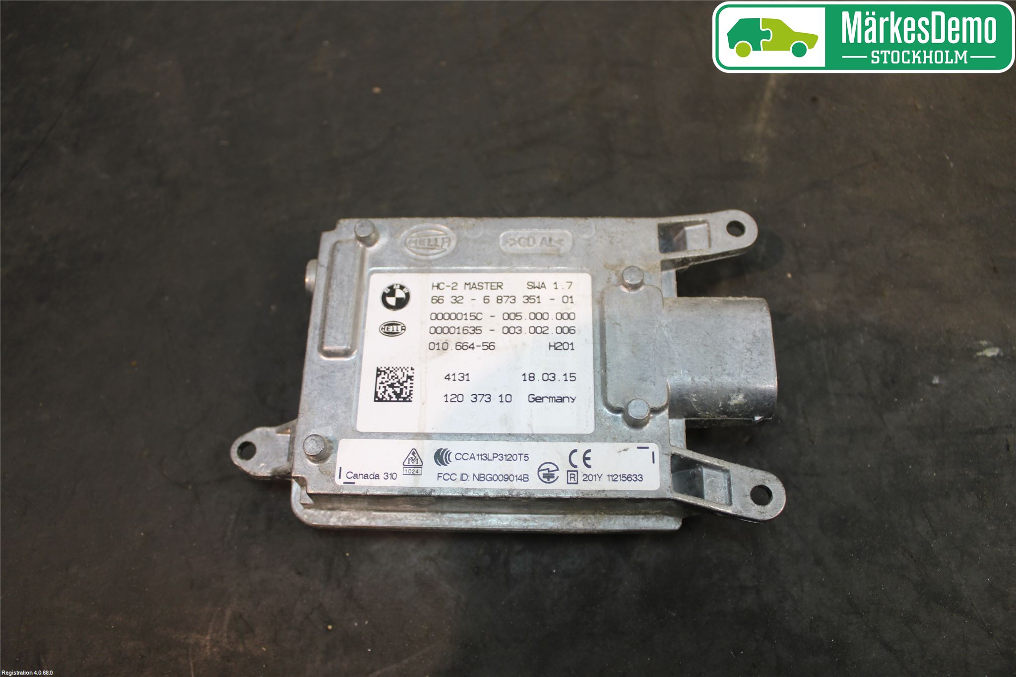 BMW X5 F15 13-18 Sensor Kollisjonsbeskyttelse