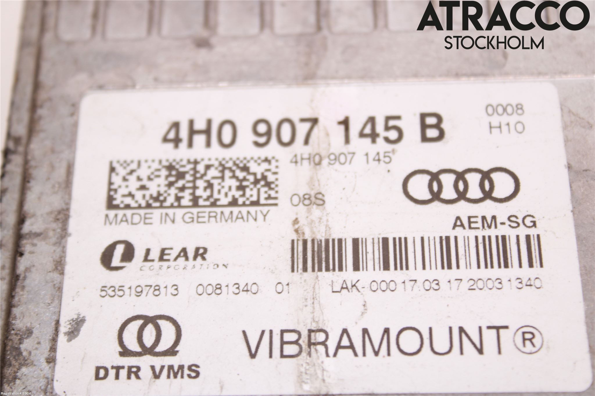 Audi A7/S7 4G 11-17 Styreenhet Øvrig