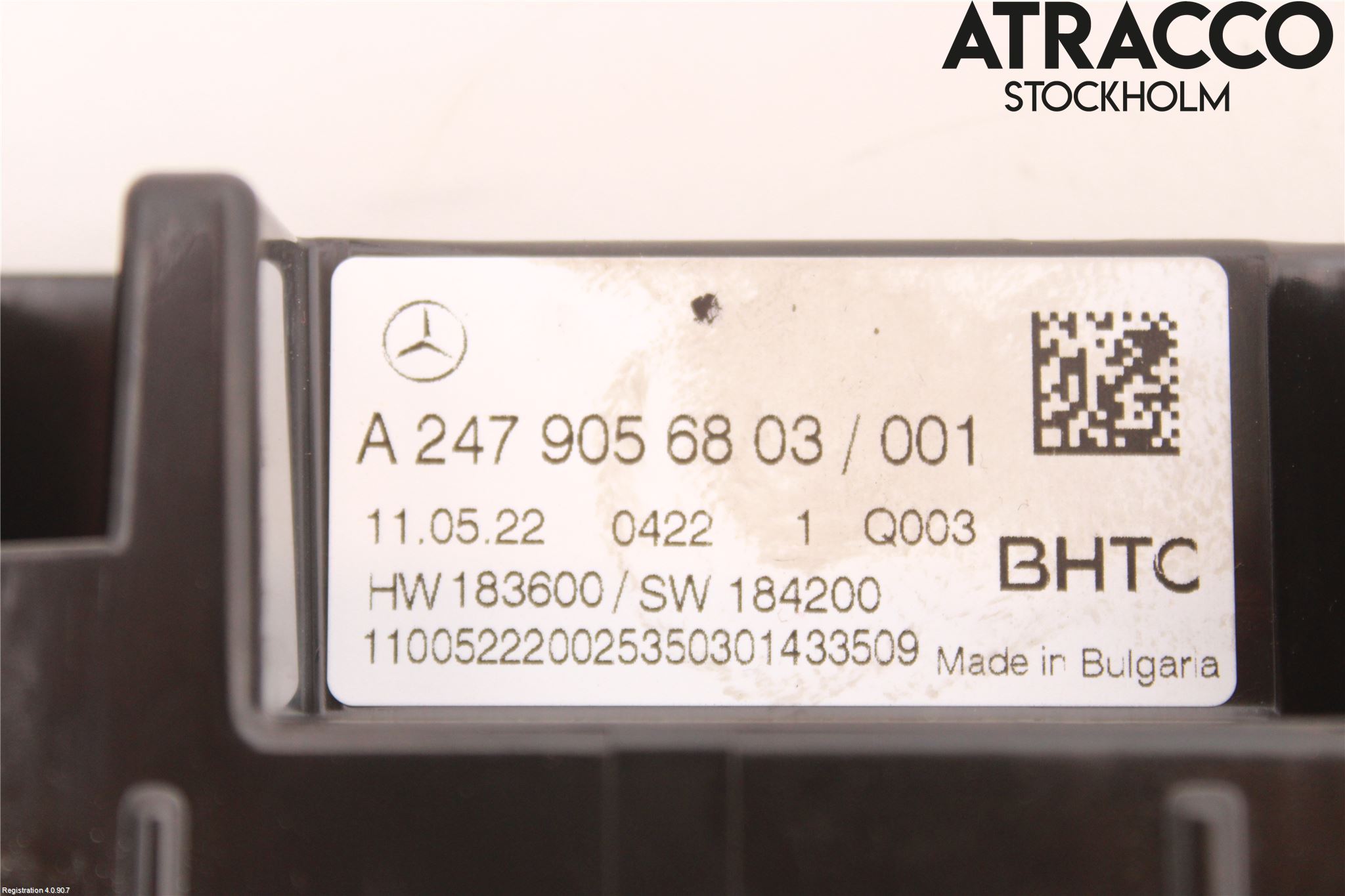Mercedes-Benz MB A-KLASS (W177) 18- Varme Ac Betjening-Display