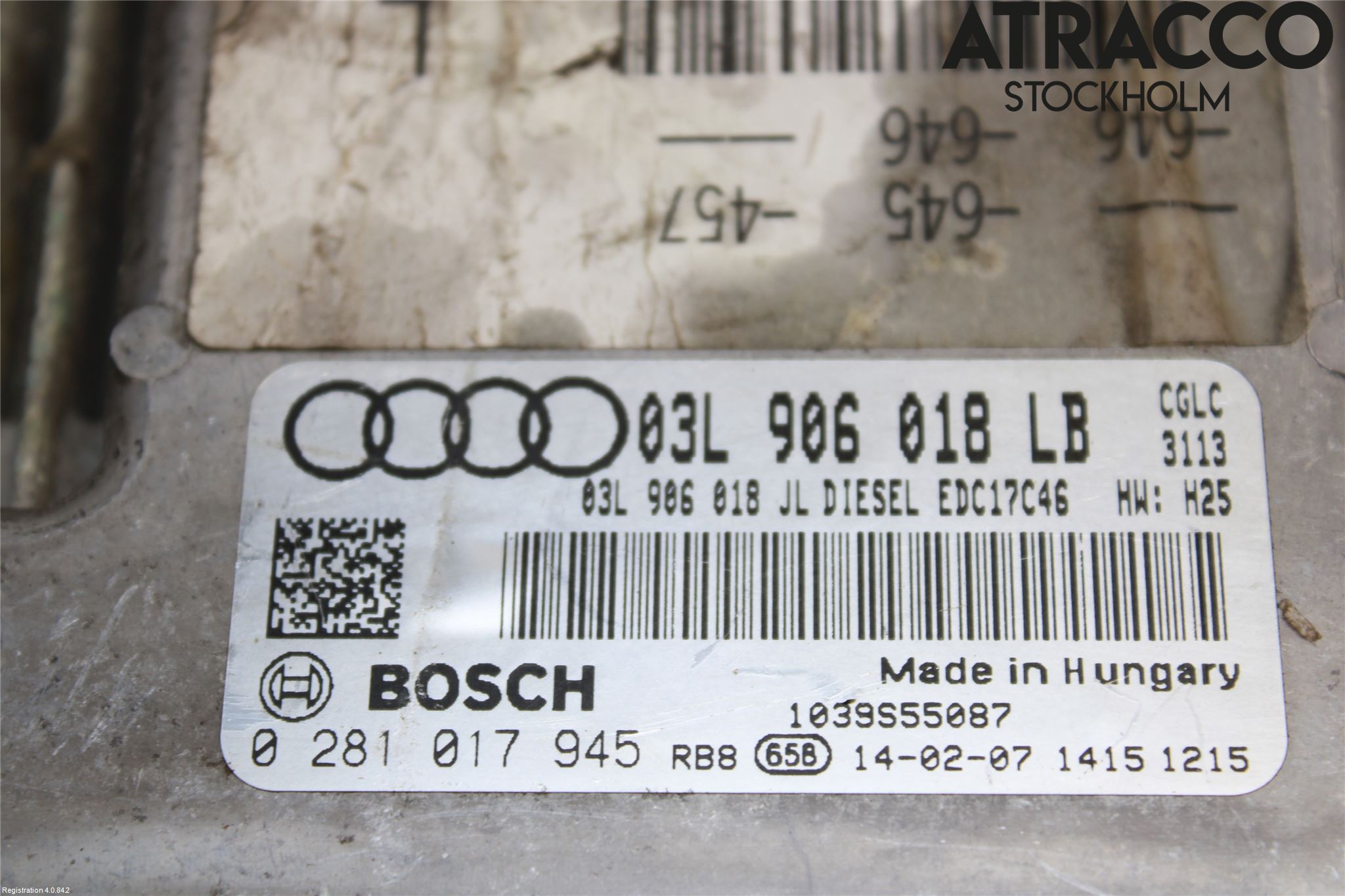 Audi A6/S6 4G 11-18 Styreenhet Dieselpumpe