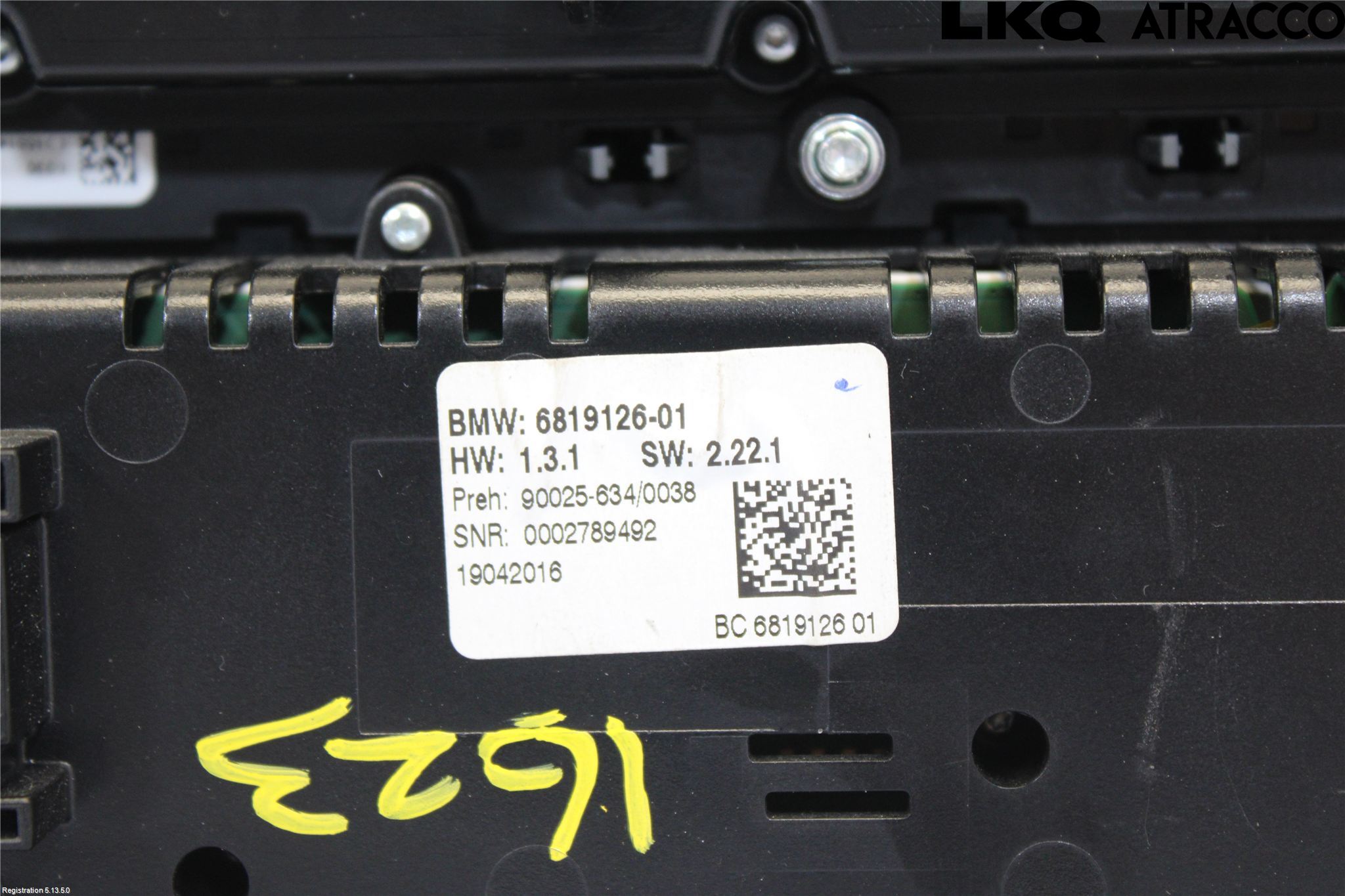 BMW 5 F10/F11/F18 09-17 Stereo Radio Med Cd