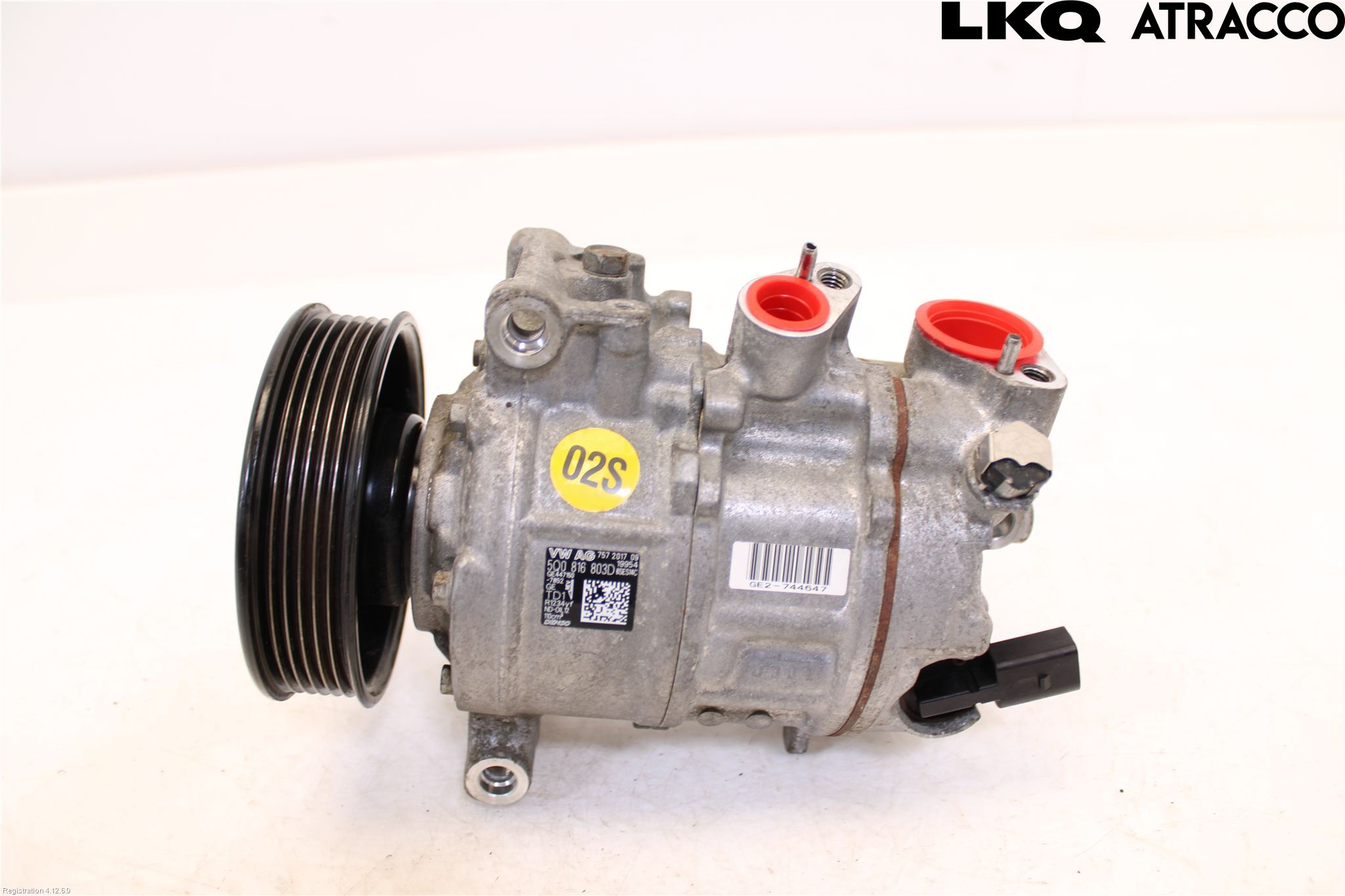 Volkswagen VW GOLF / E-GOLF VII 13-20 Varme Ac Kompressor