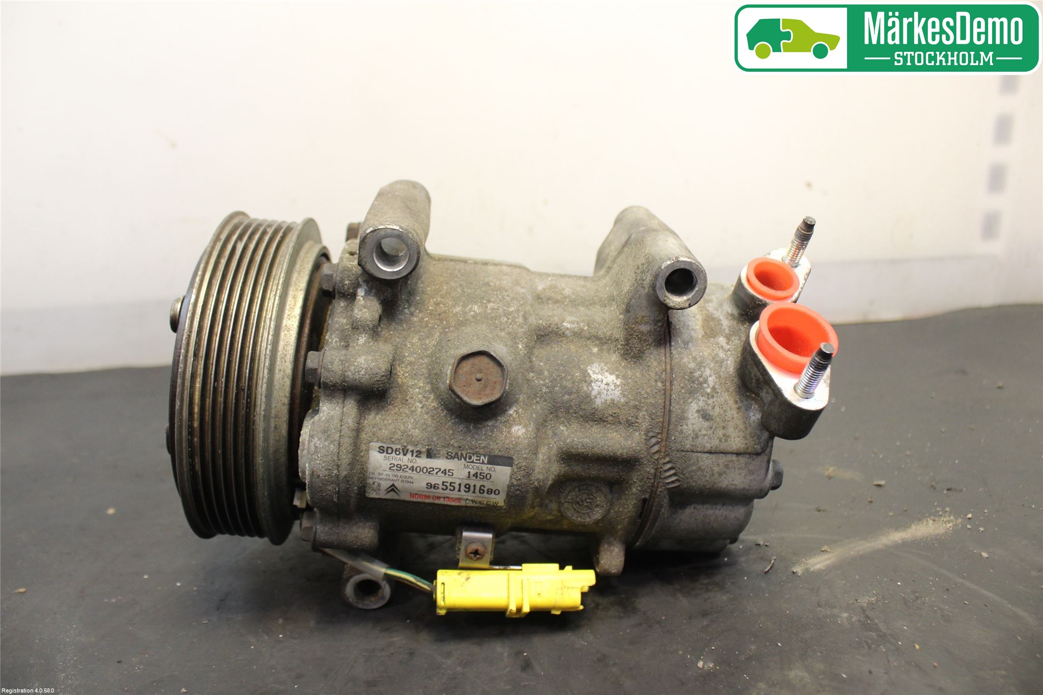 Citroen C3 05-10 Varme Ac Kompressor