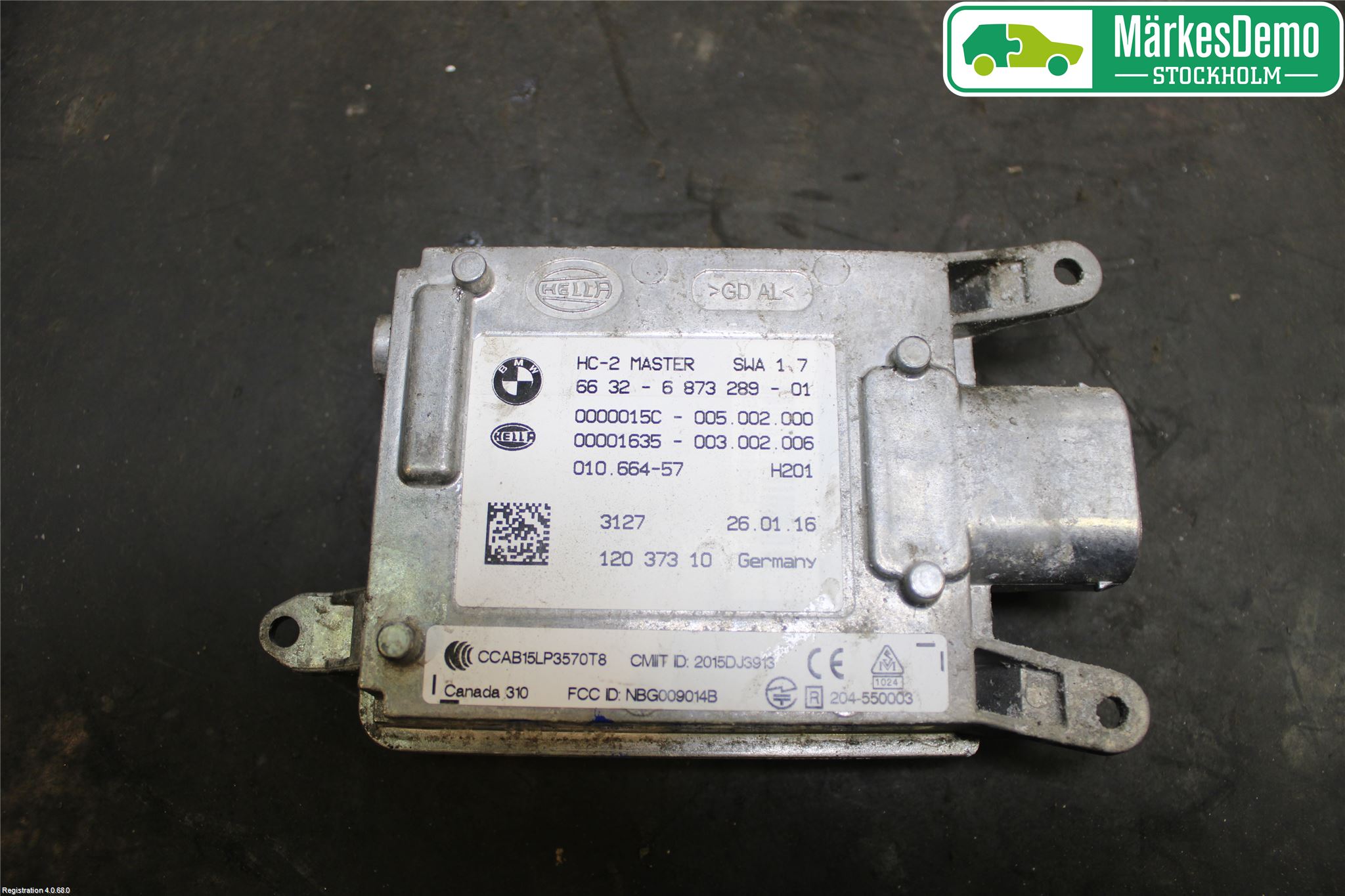 BMW X5 F15 13-18 Sensor Kollisjonsbeskyttelse