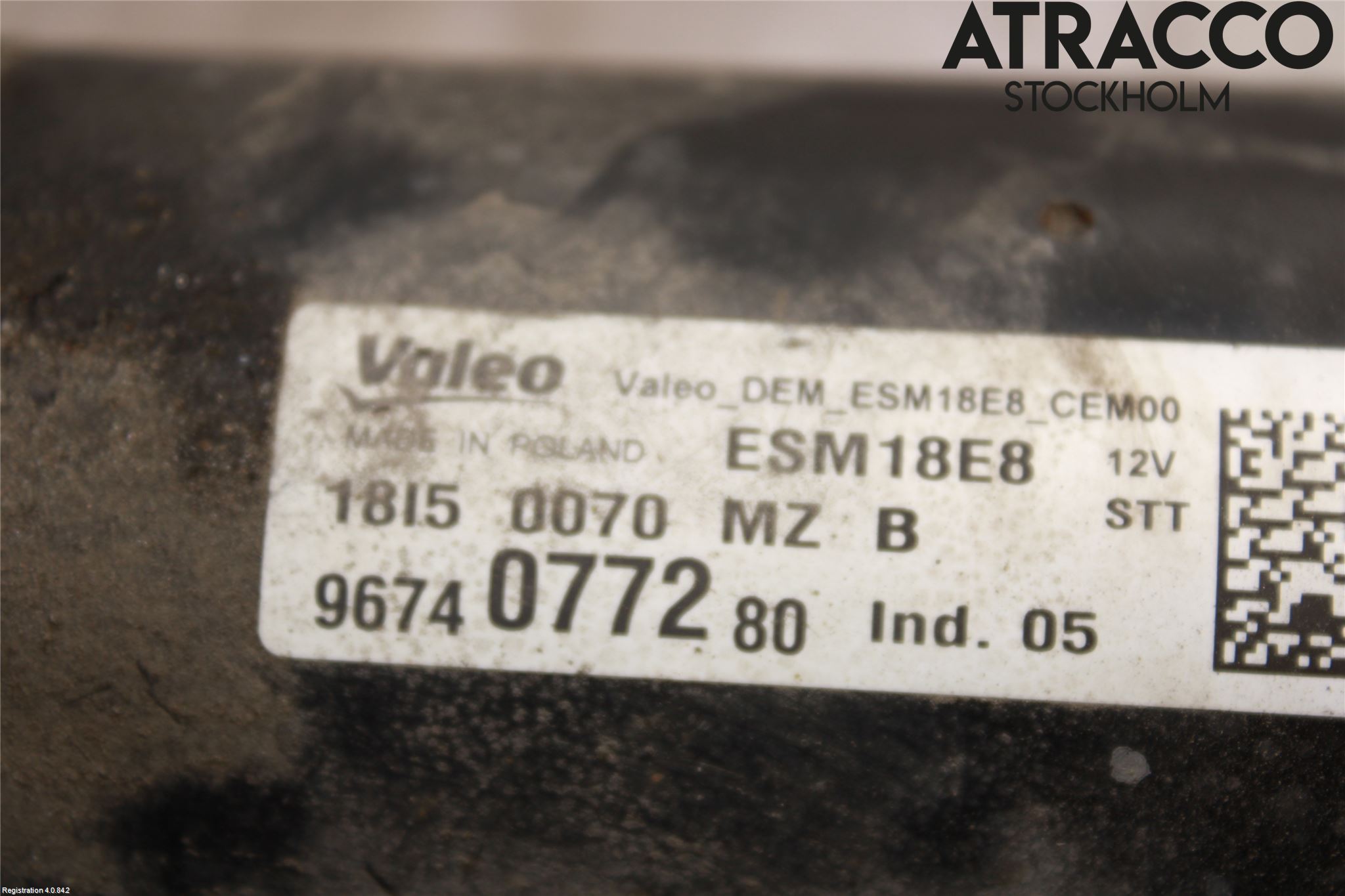 Citroen C4 GRAND PICASSO 14-18 Startmotor