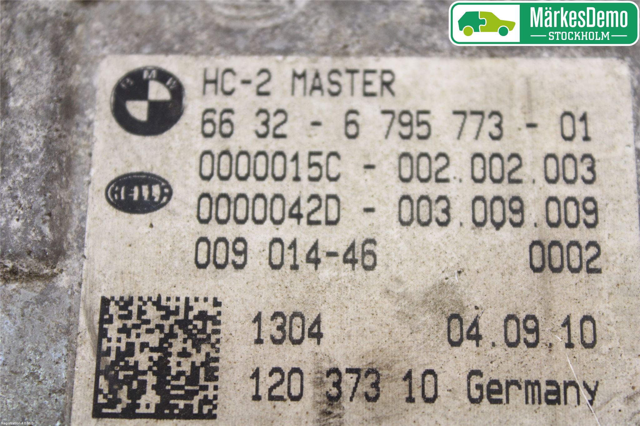 BMW 5 F10/F11/F18 09-17 Sensor Kollisjonsbeskyttelse