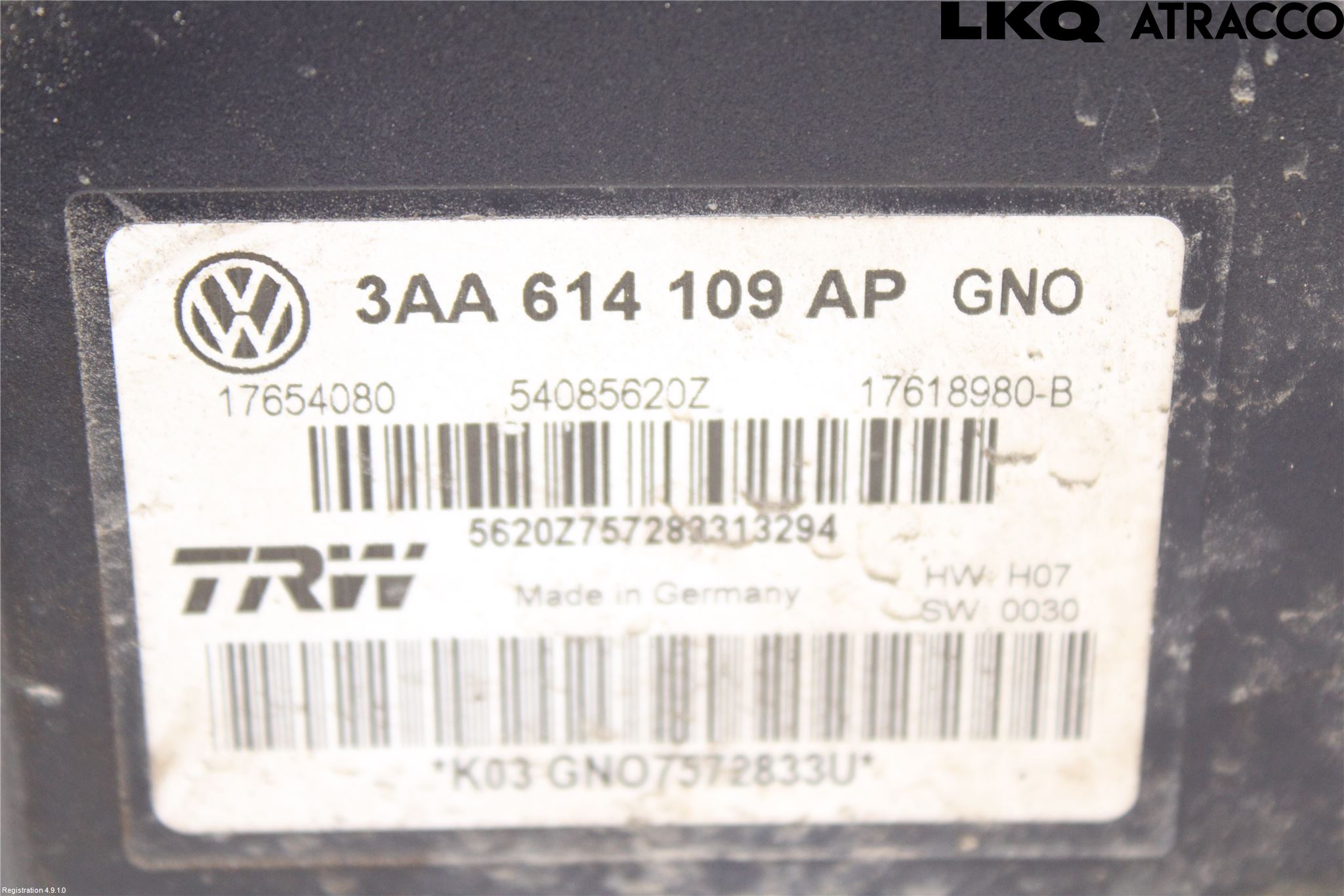 Volkswagen VW PASSAT 11-14 Abs Hydraulikkaggregat