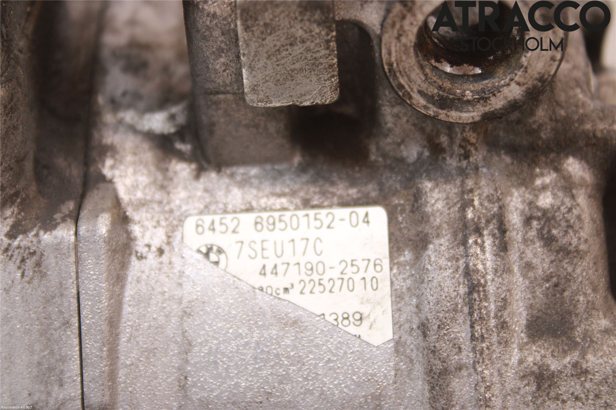 BMW 5 E60/61 Sed/Tou 02-10 Varme Ac Kompressor