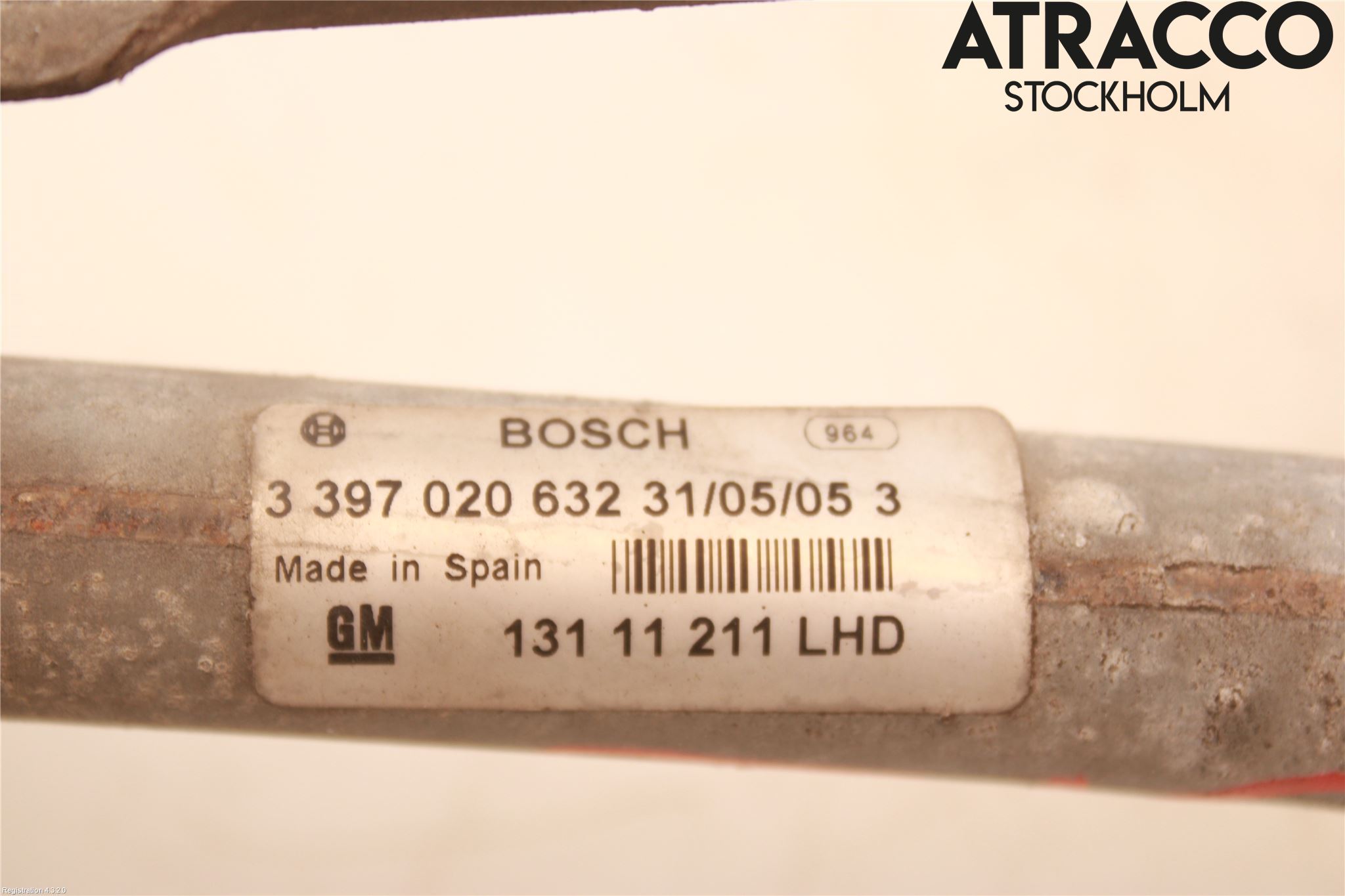 Opel ASTRA H 04-12 Viskeroverføring Frontrute