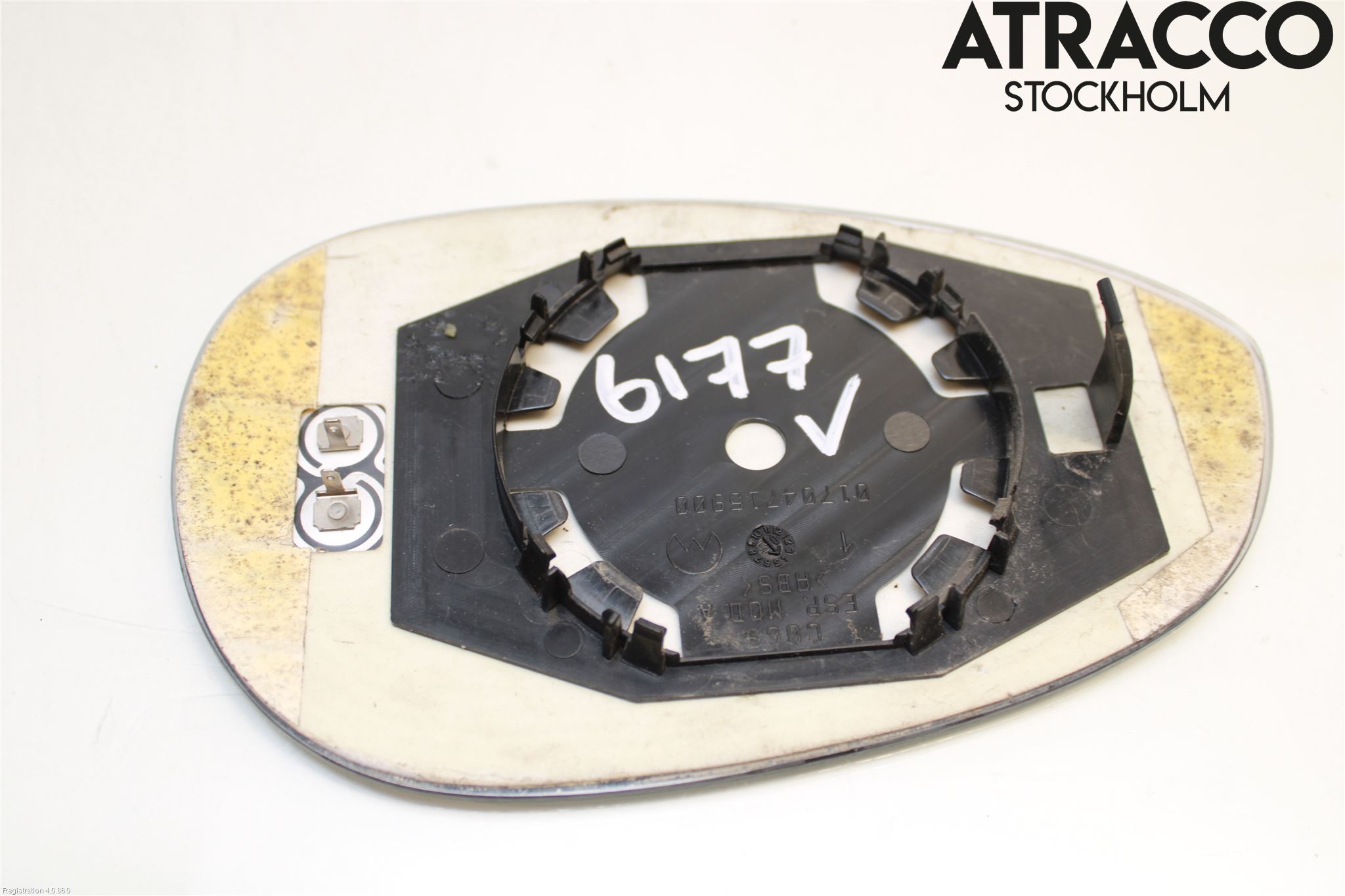 Fiat GRANDE PUNTO 05-10 Speil Glass V