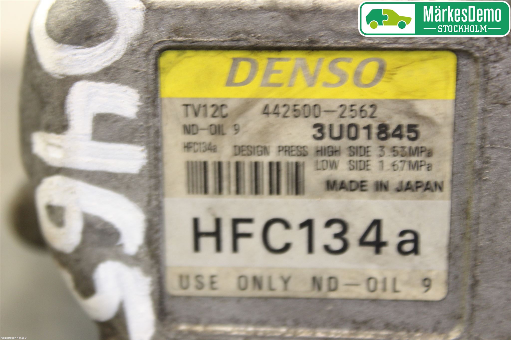 Toyota COROLLA 98-01 Varme Ac Kompressor