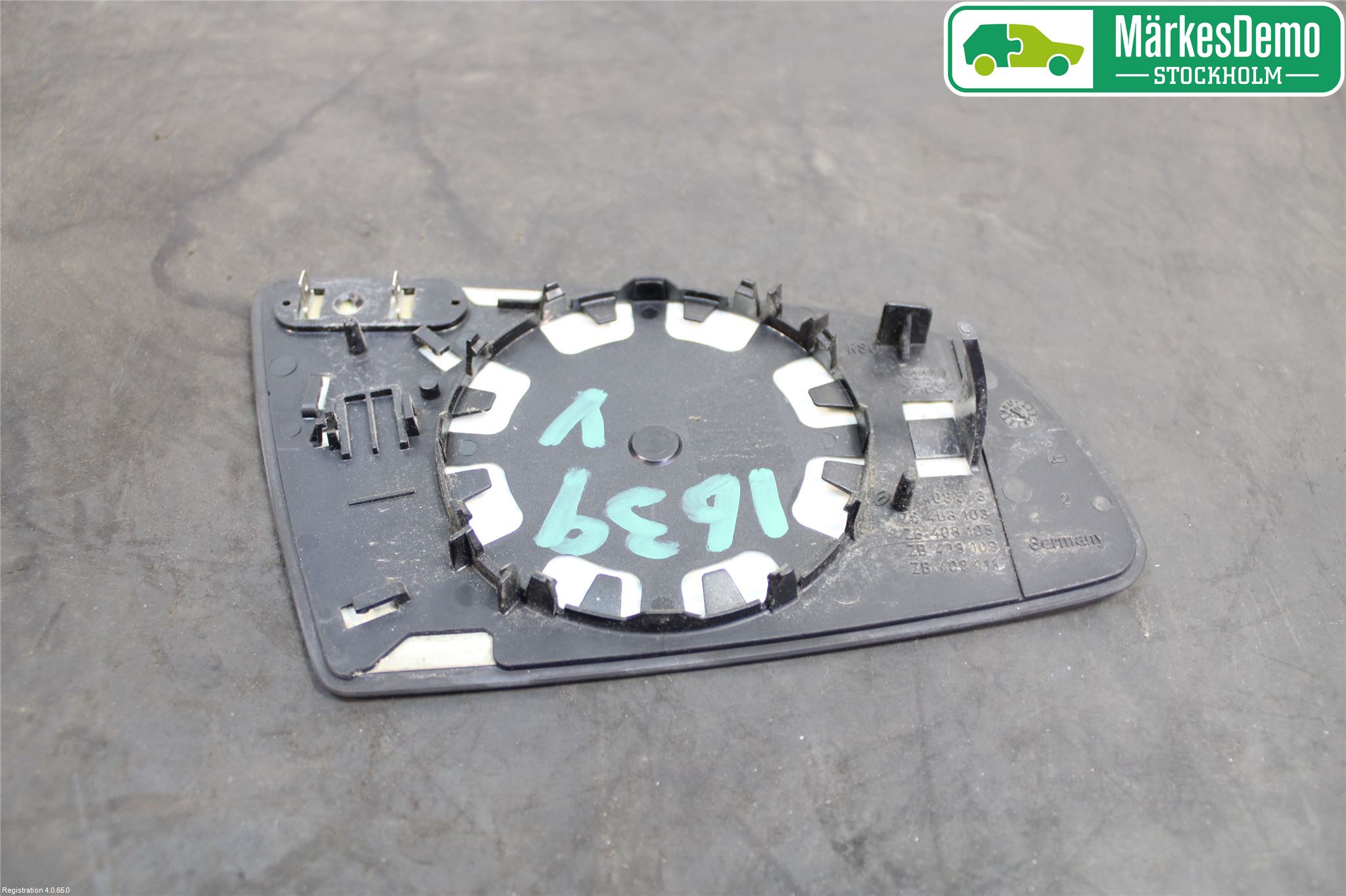 Audi A4/S4 05-07 Speil Glass V