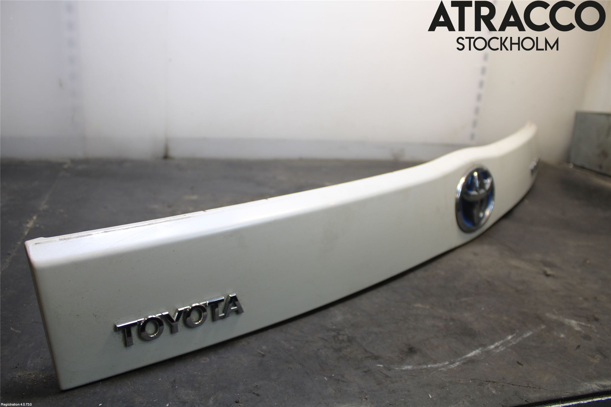 Toyota PRIUS ZVW30 09-20 Refleksplate - Skiltplate