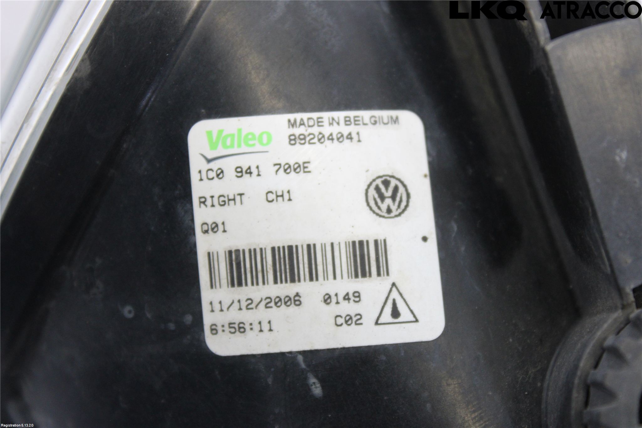 Volkswagen VW BEETLE 98-10 Frontlykt-Kurve-Tåkelys