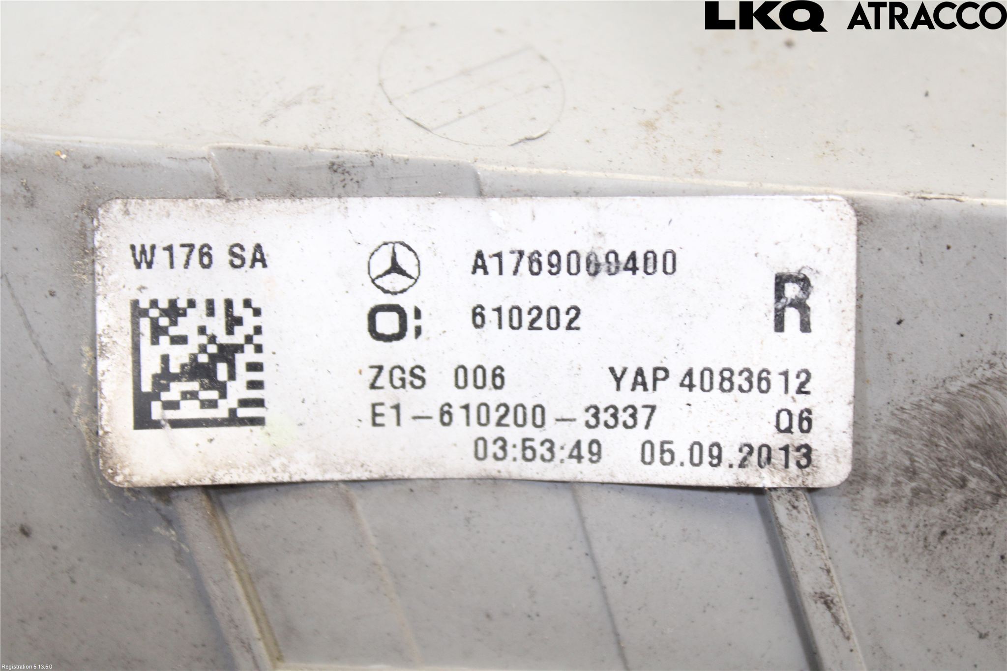 Mercedes-Benz MB A-KLASS (W176) 13-18 Baklykt Høyre