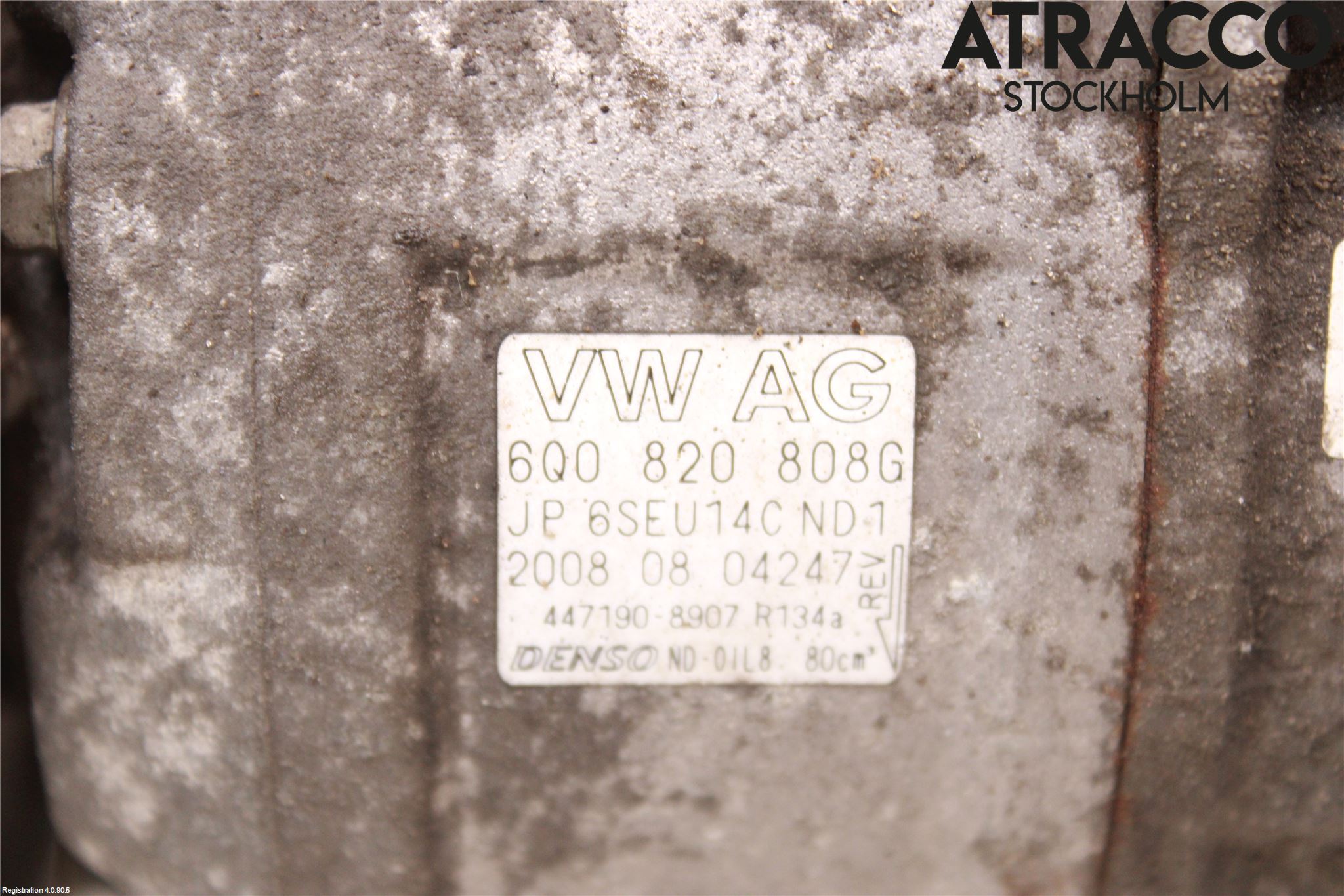 Volkswagen VW POLO 05-09 Varme Ac Kompressor