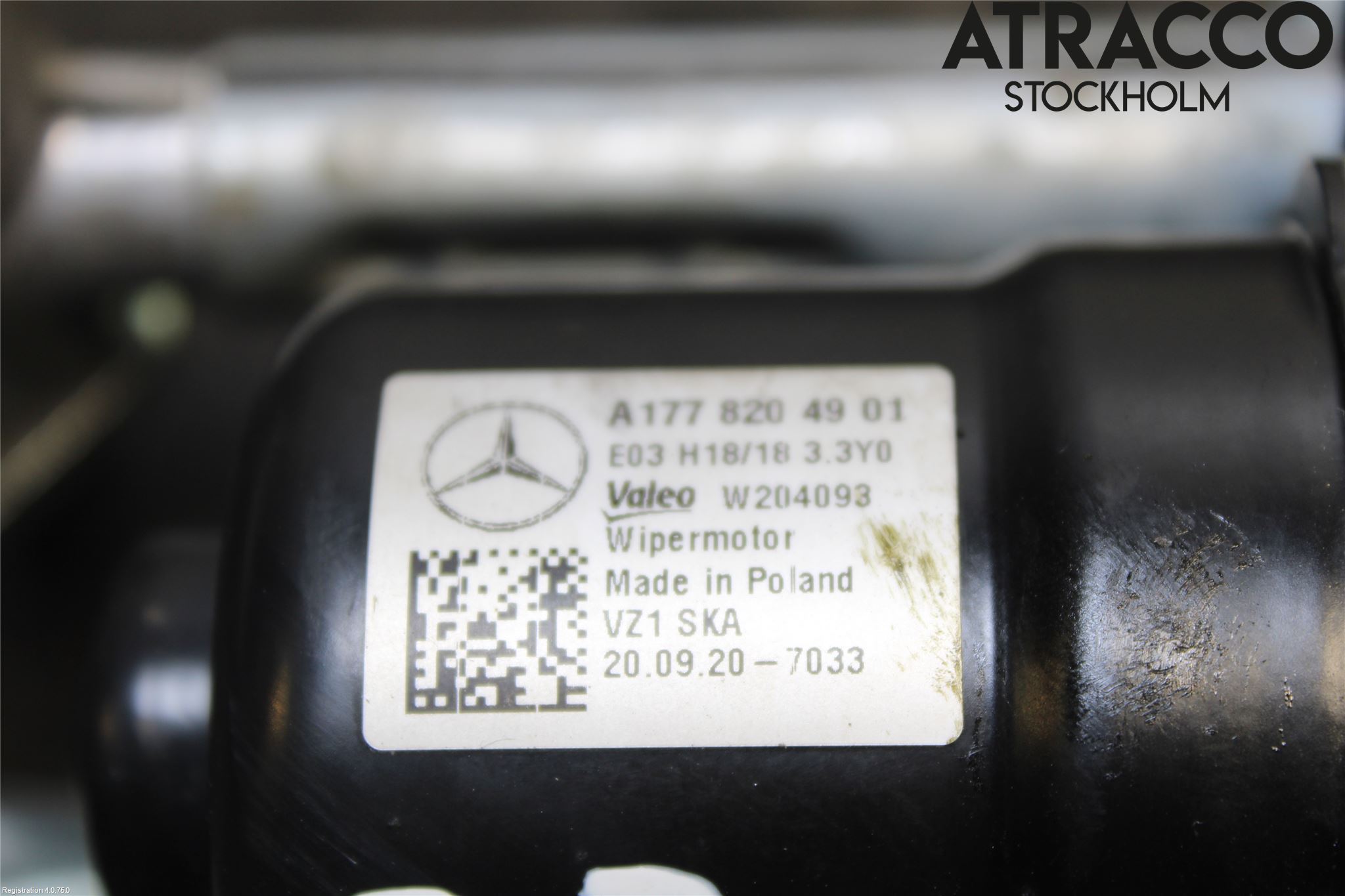 Mercedes-Benz MB A-KLASS (W177) 18- Viskeroverføring Frontrute