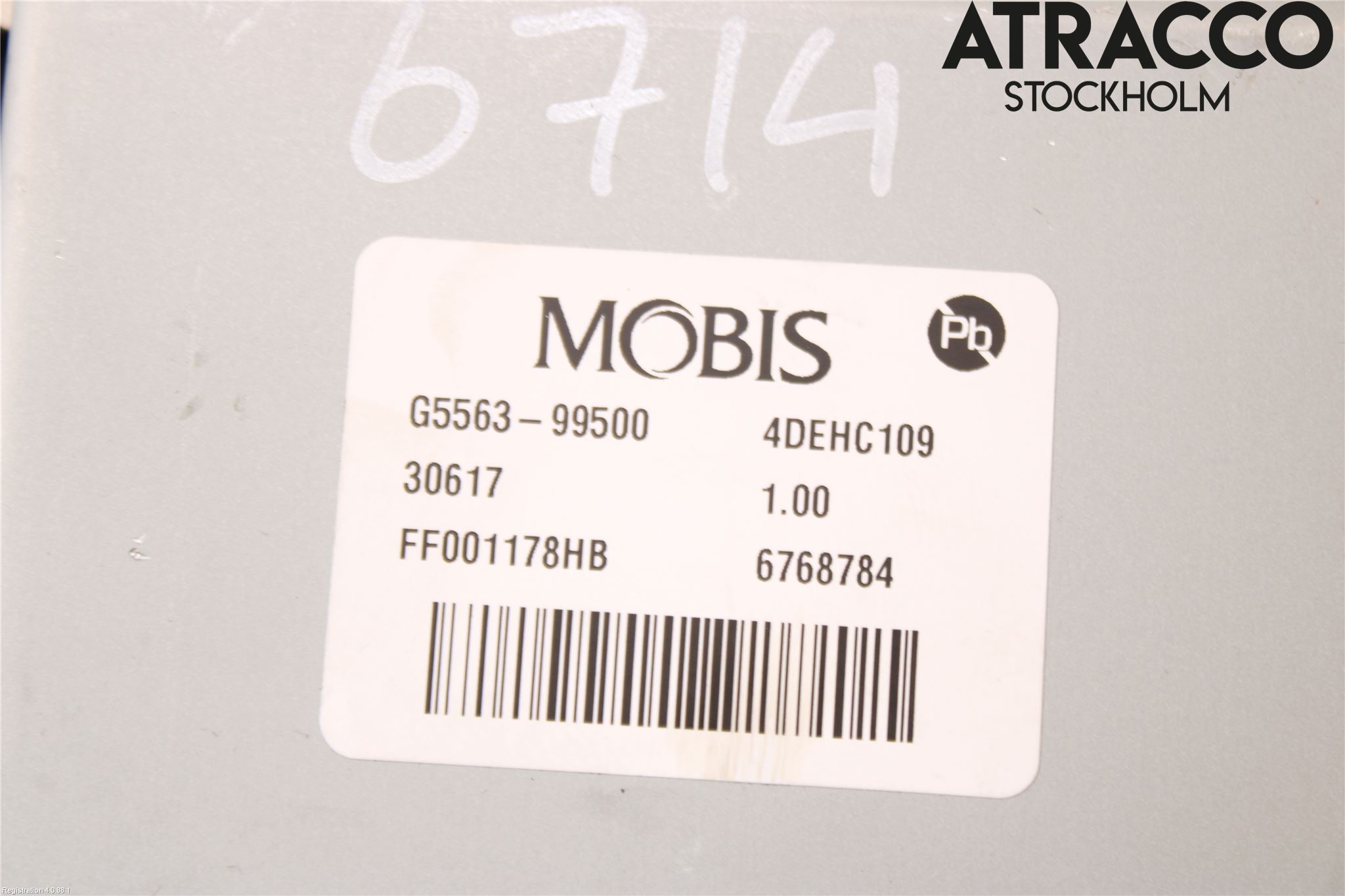 Kia NIRO (DE) 17-22 Rattakselaggregat Innebygd Servo