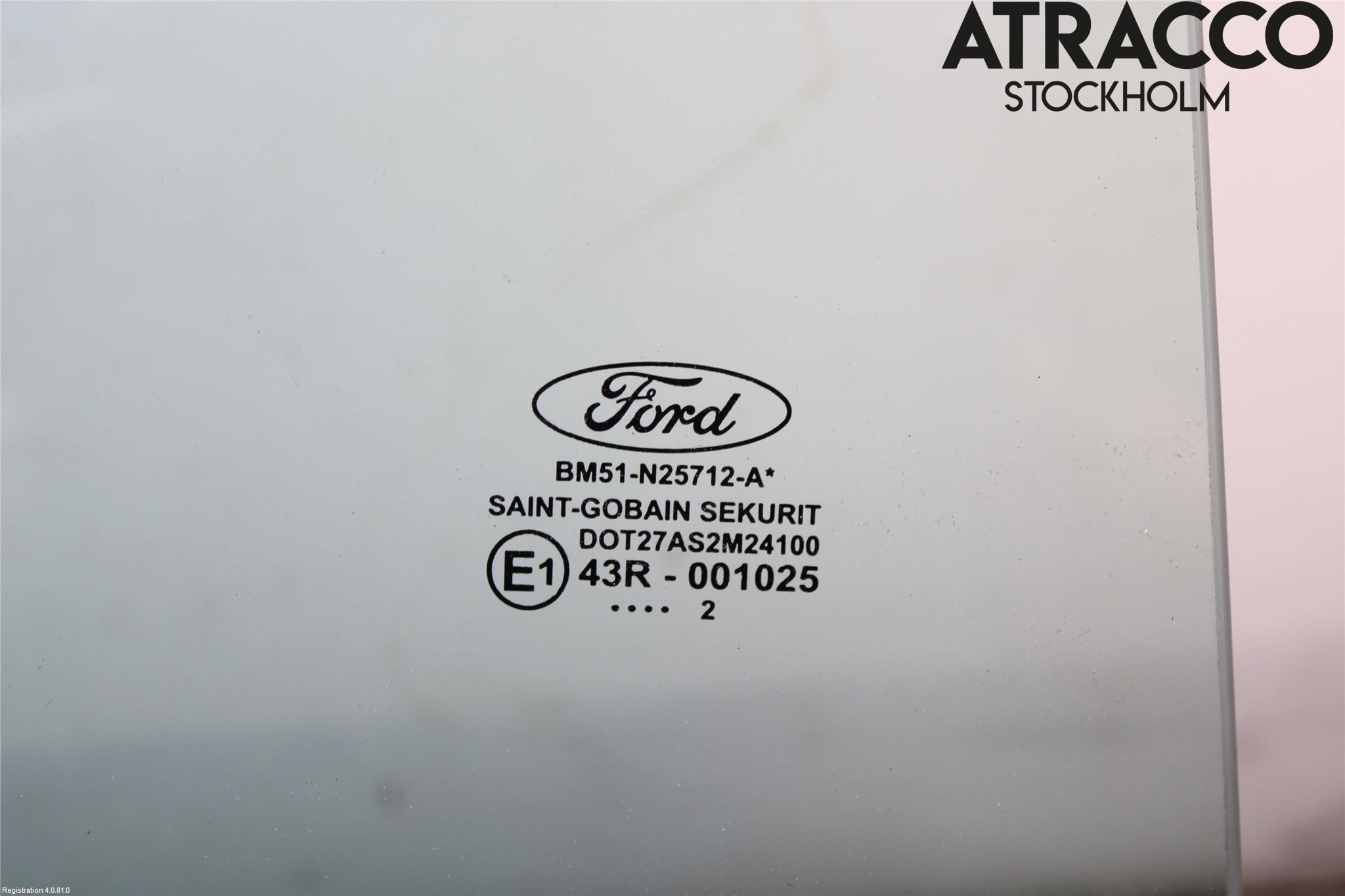Ford FOCUS 11-14 Dørrute Bak Høyre 4Dørs