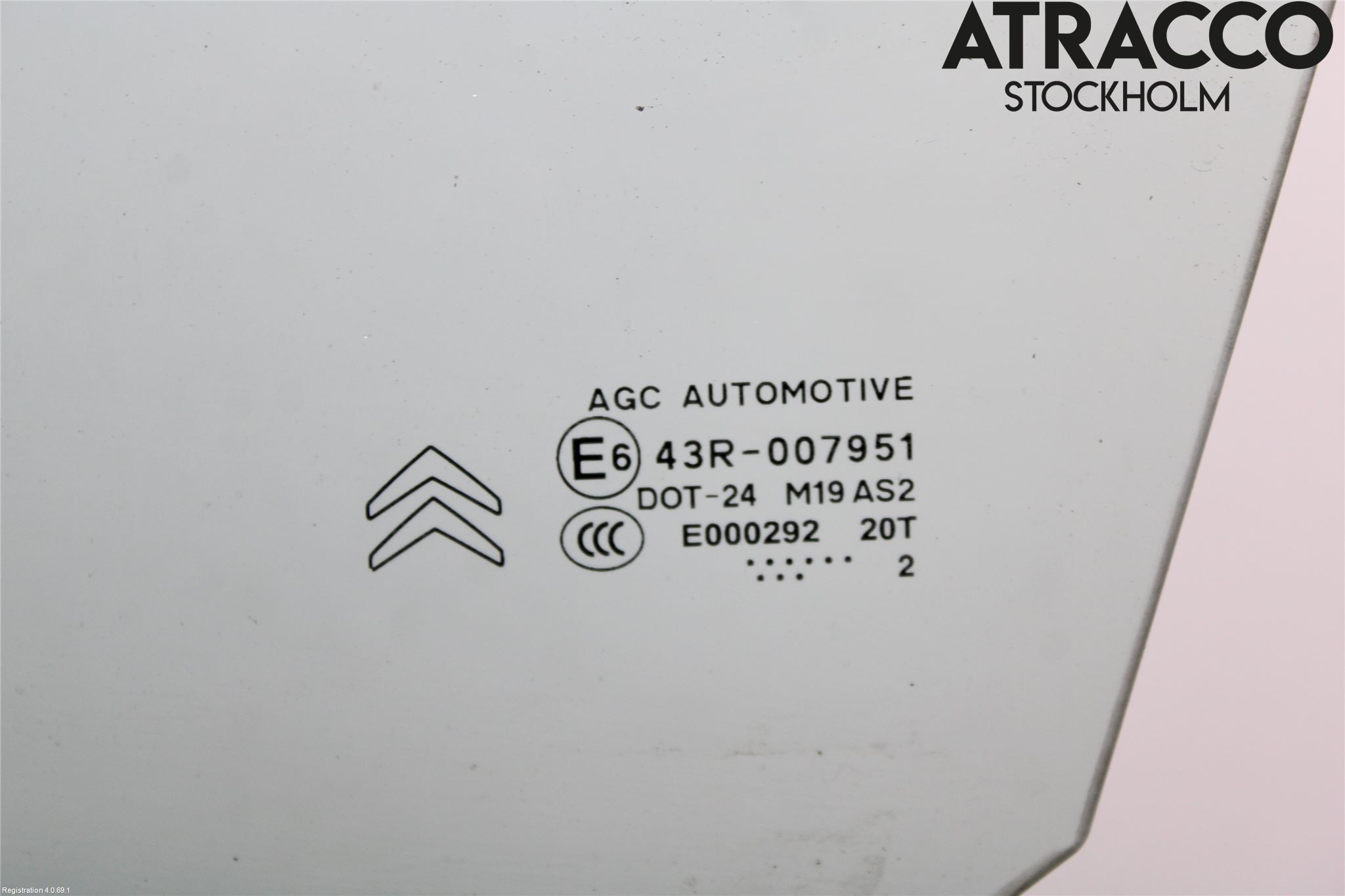 Citroen C3 10-17 Dørrute Foran Venstre 4 Dørs