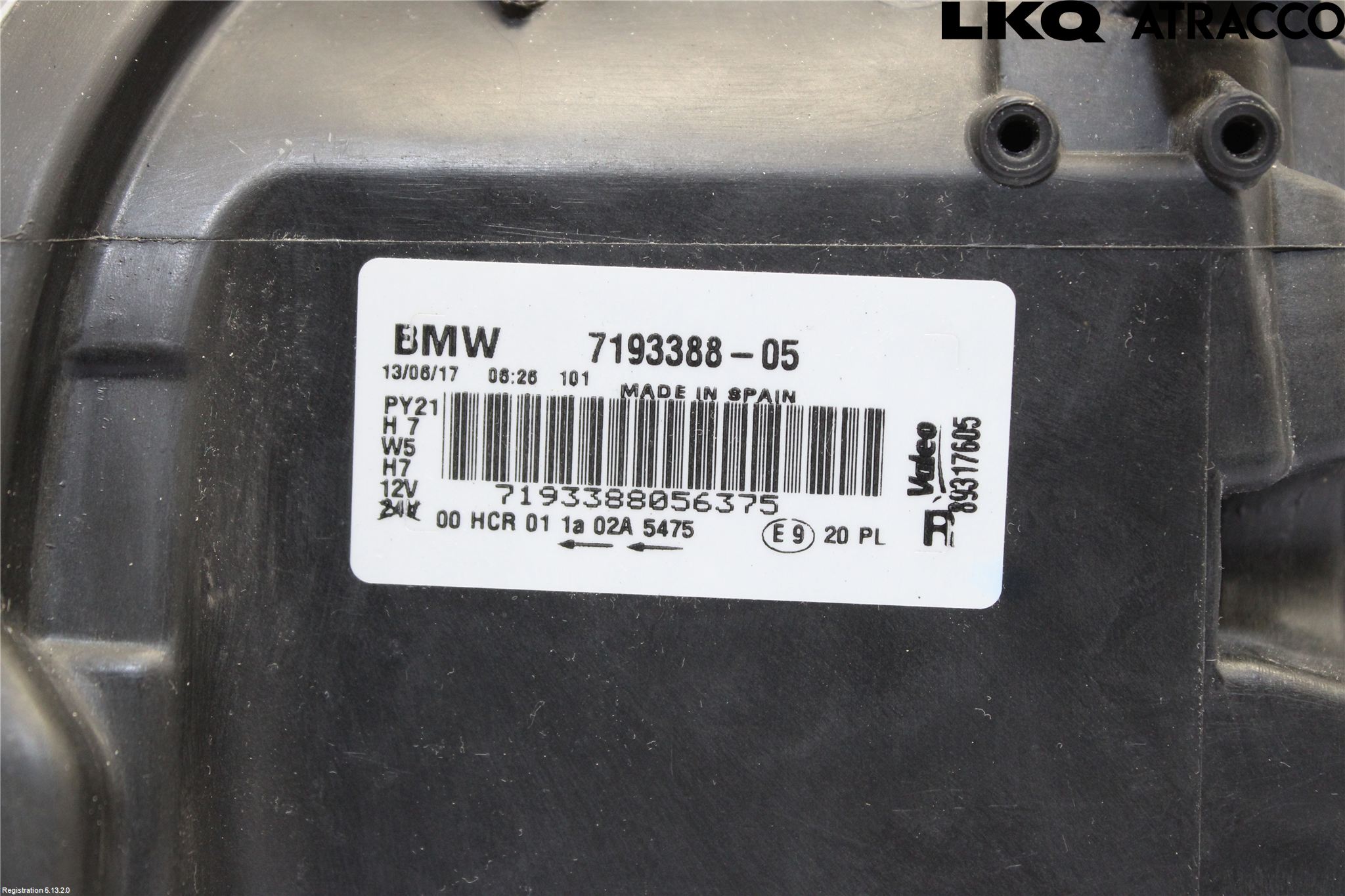 BMW 1 E87/81 5D/3D 03-11 Frontlykt Høyre