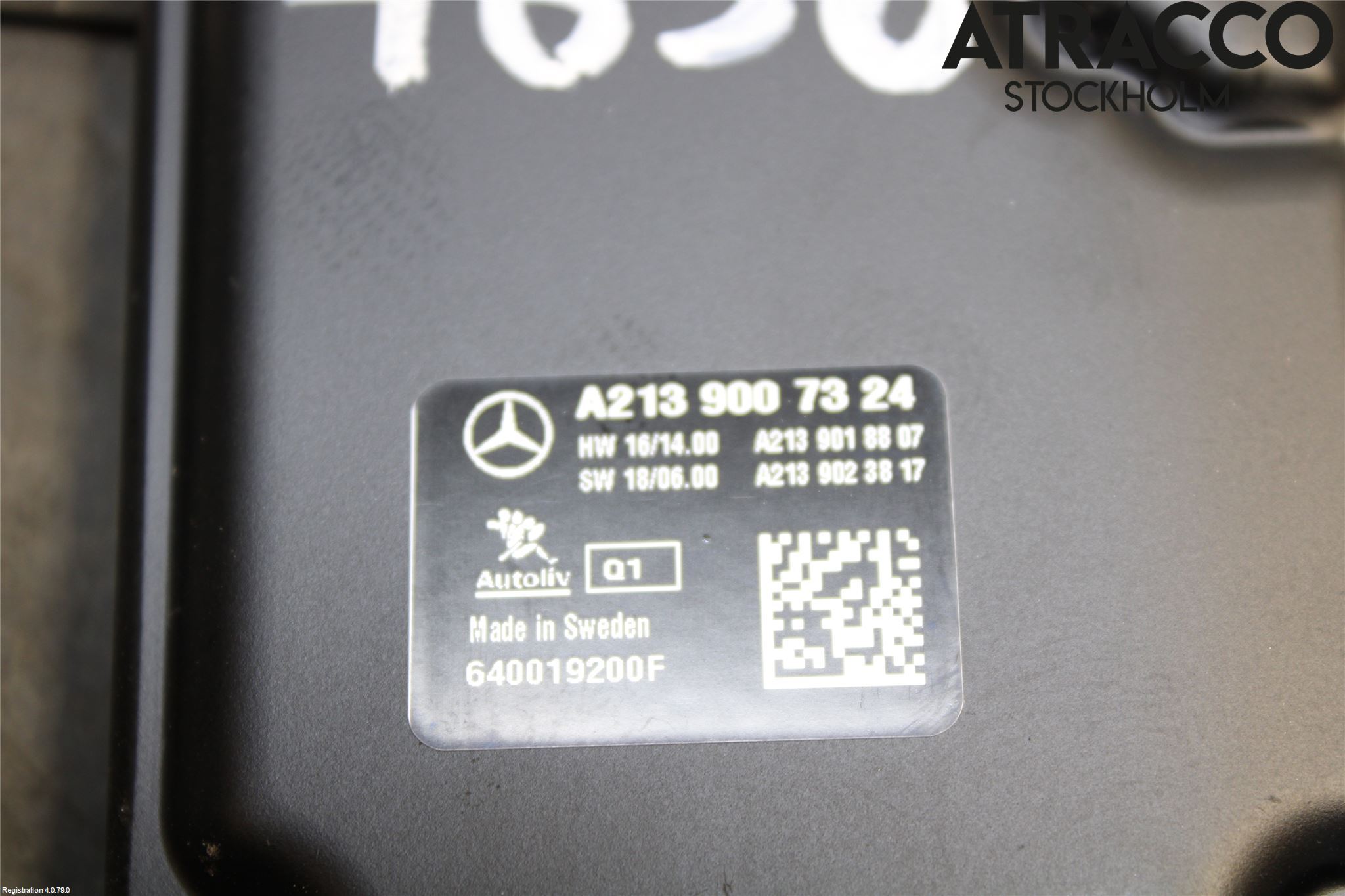 Mercedes-Benz MB E-KLASS (W213) 16-23 Sensor Kollisjonsbeskyttelse