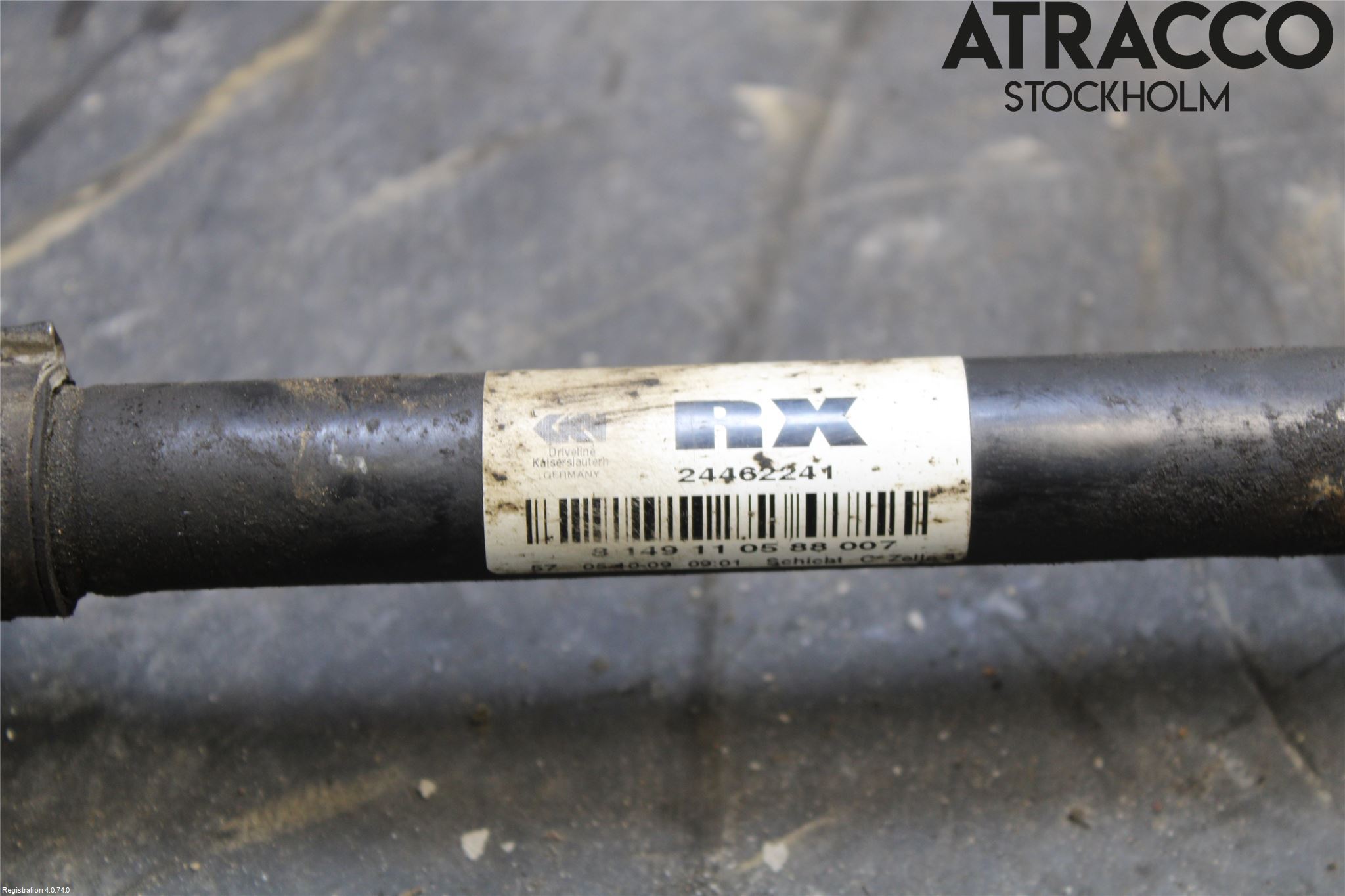 Opel ASTRA H 04-12 Drivaksel Foran Kompl Høyre
