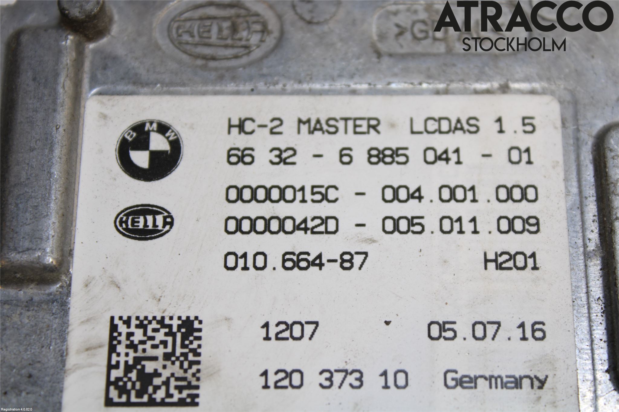 BMW 5 F10/F11/F18 09-17 Sensor Kollisjonsbeskyttelse