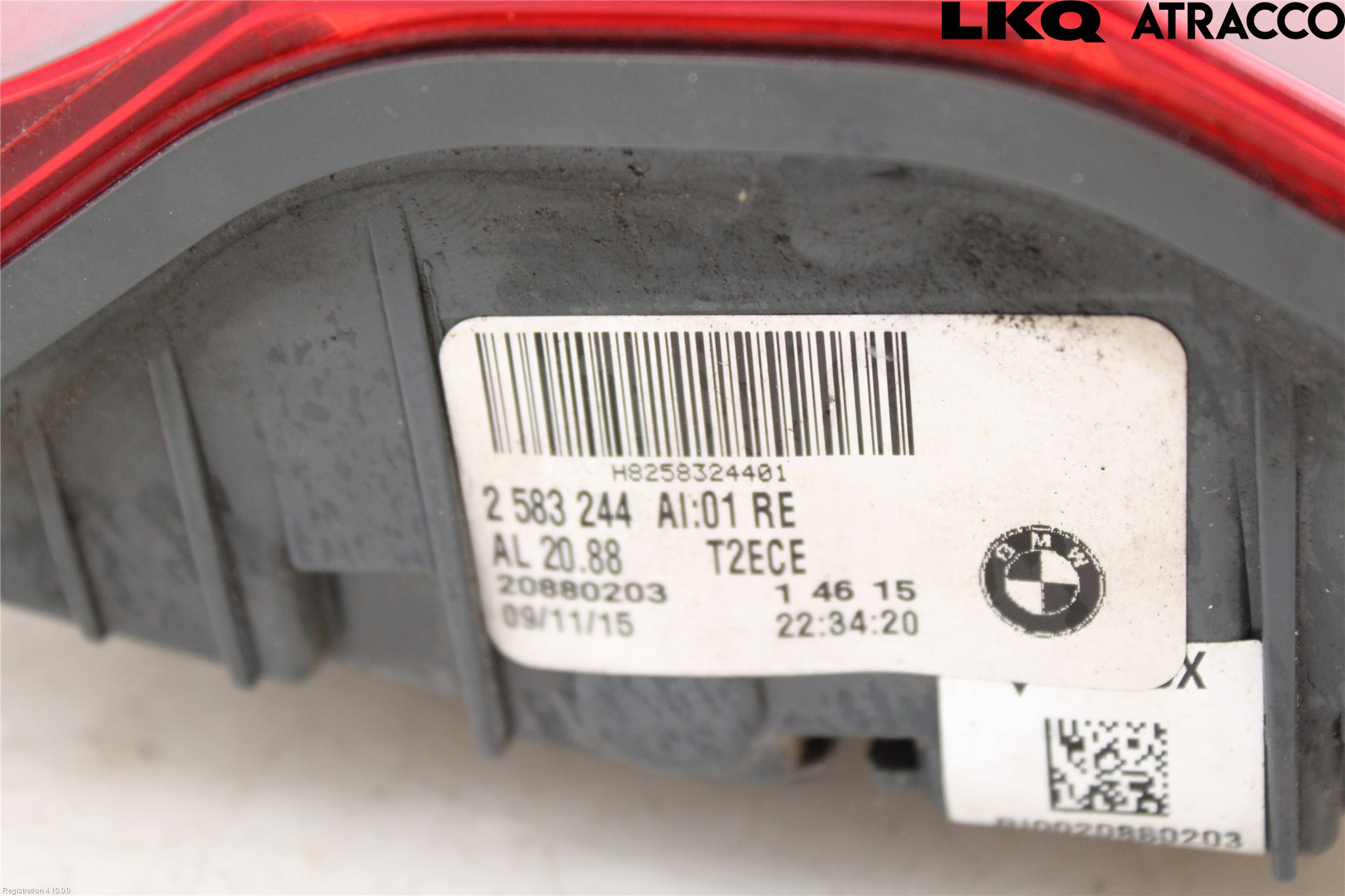 BMW 7 G11/G12 15-22 Baklykt Høyre  På Luke(Indre)