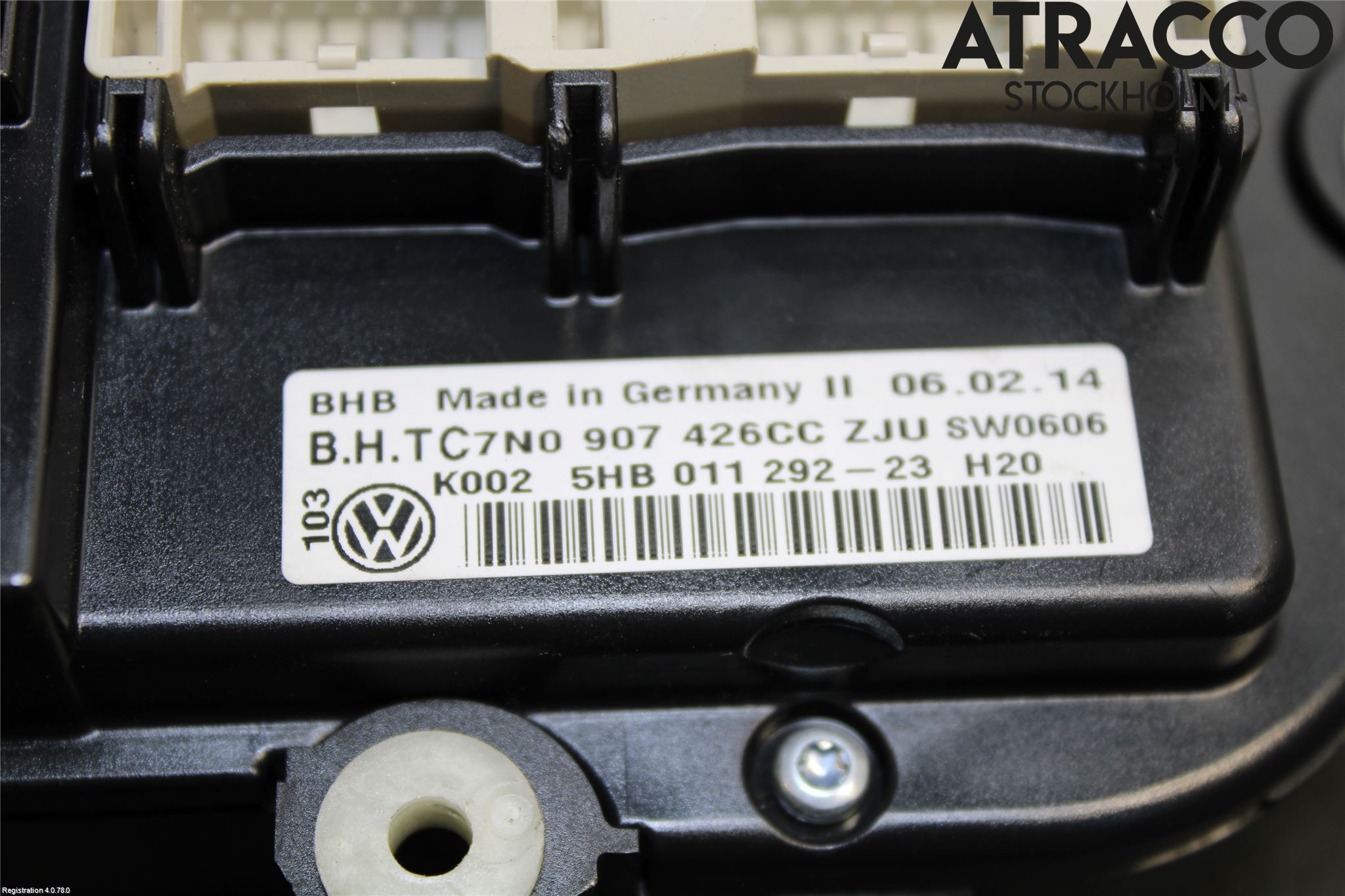 Volkswagen VW CADDY 11-15 Varme Ac Betjening-Display