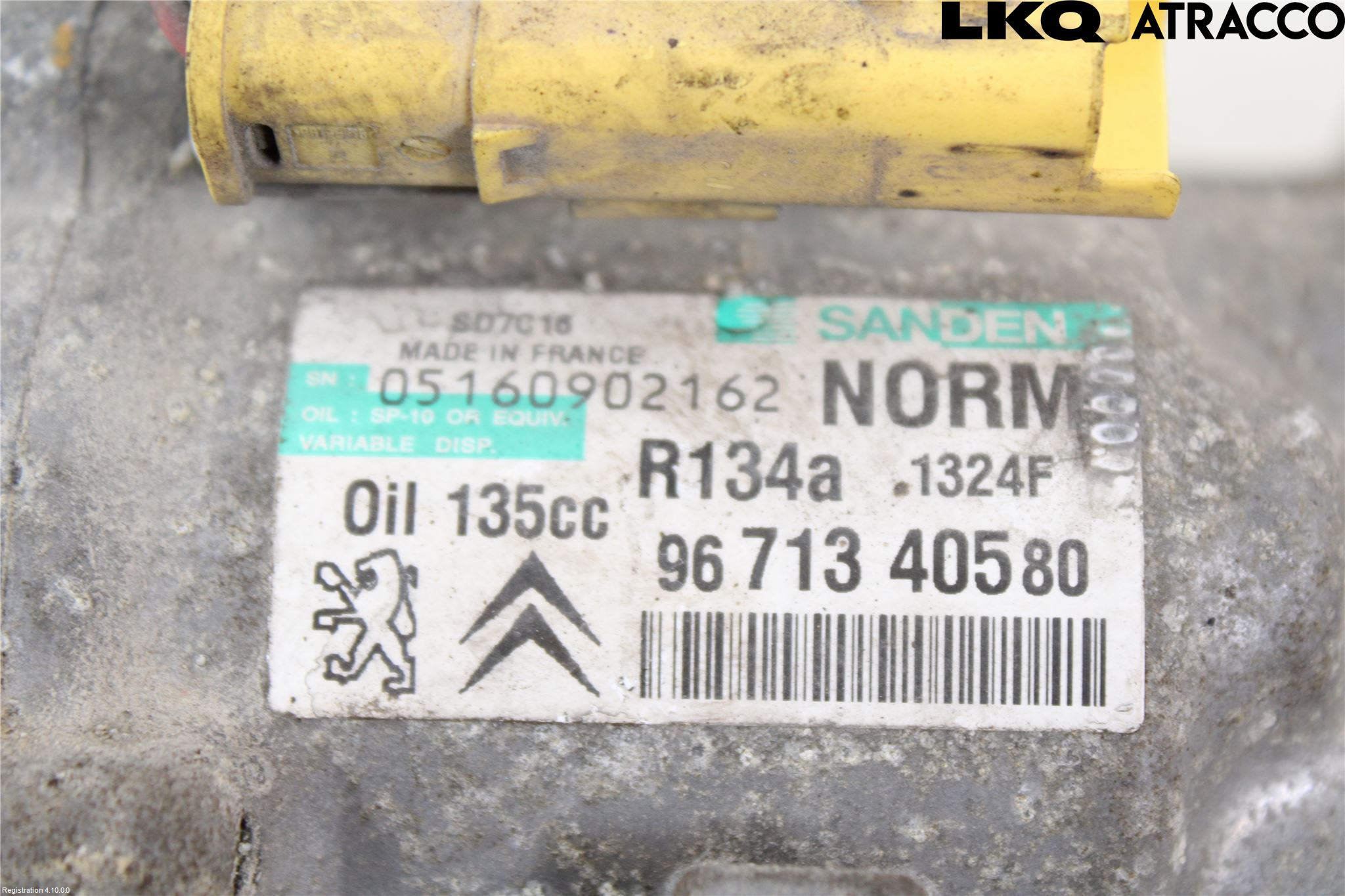 Peugeot 508 11-18 Varme Ac Kompressor