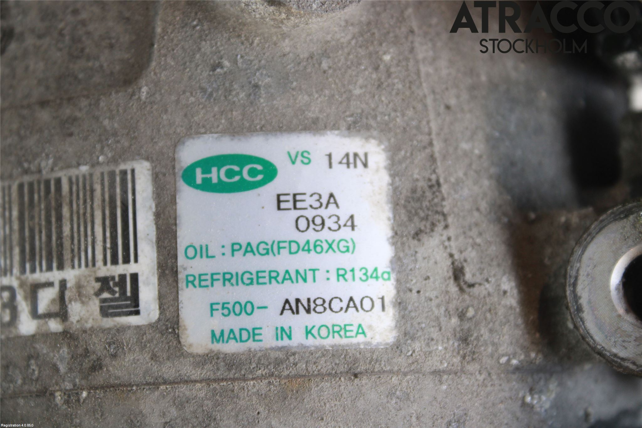 Hyundai i30 FD 07-12 Varme Ac Kompressor