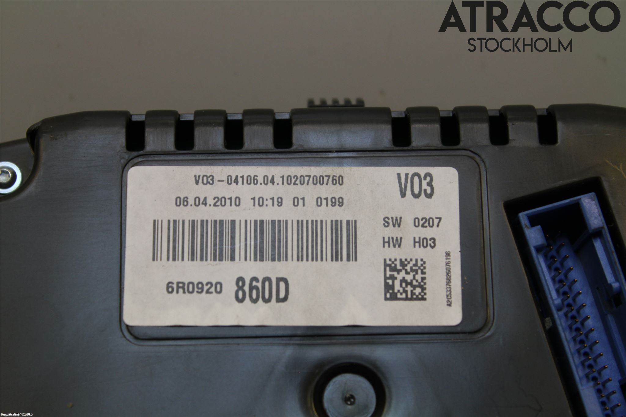 Volkswagen VW POLO 10-17 Instr Kombinert