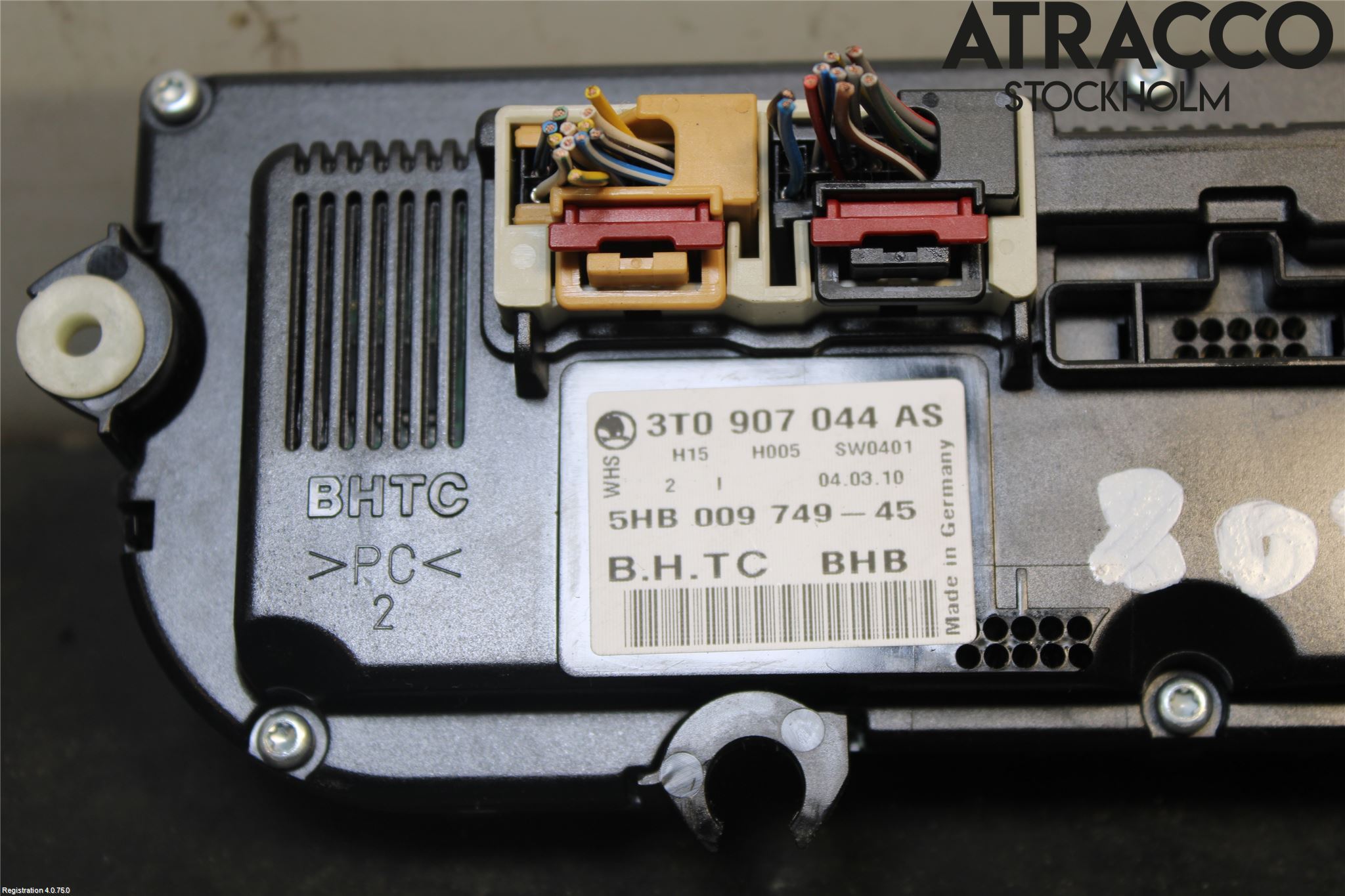 Skoda SUPERB 09-15 Varme Ac Betjening-Display