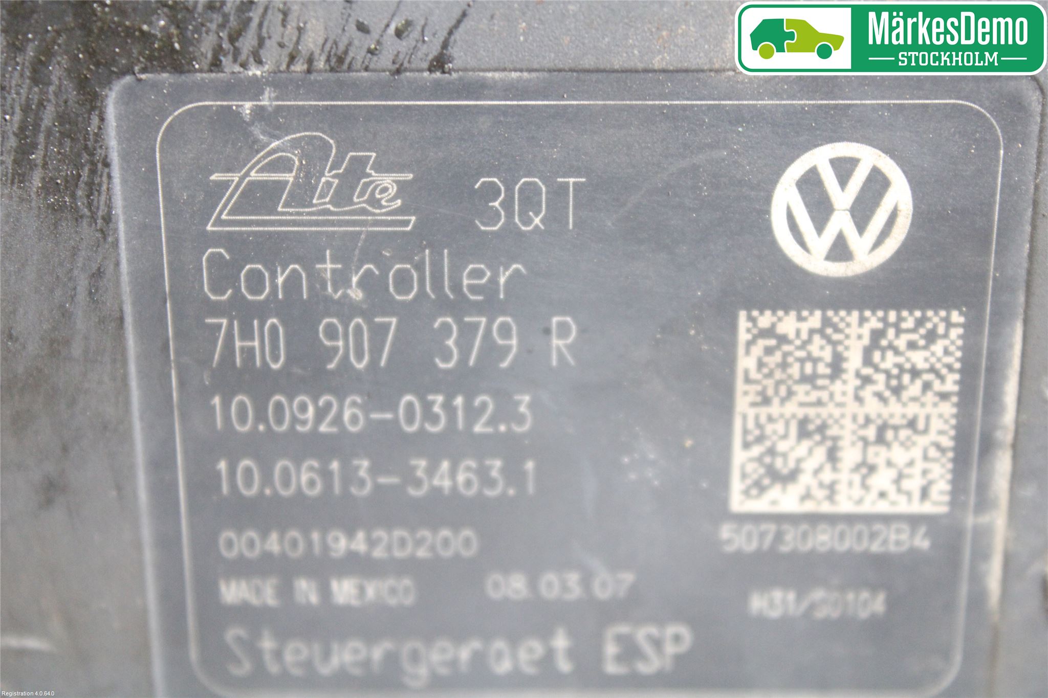 Volkswagen VW TRANSP/CARAVELLE (T5) 04-15 Abs Hydraulikkaggregat