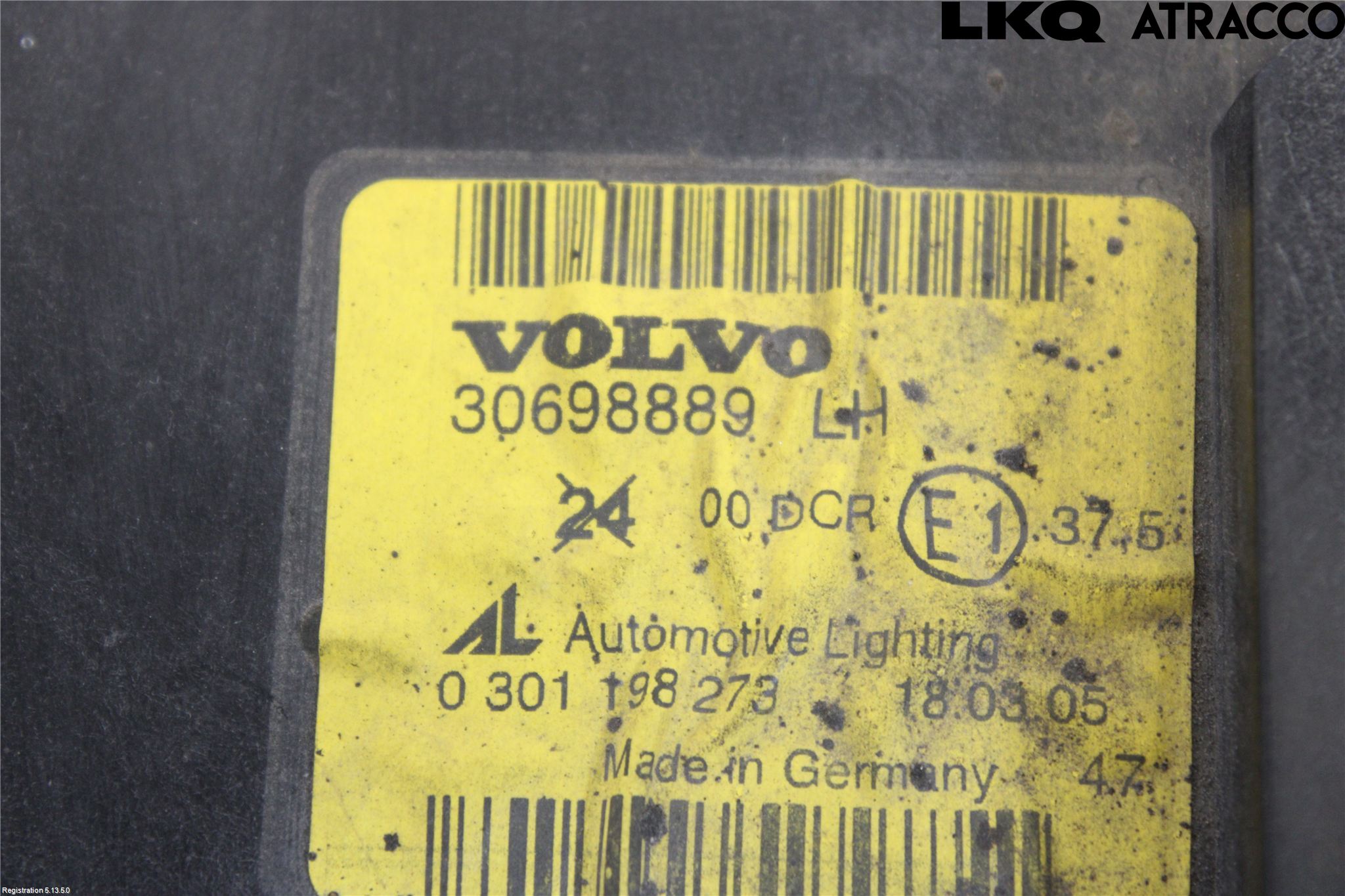 Volvo V50 04-07 Frontlykt Venstre