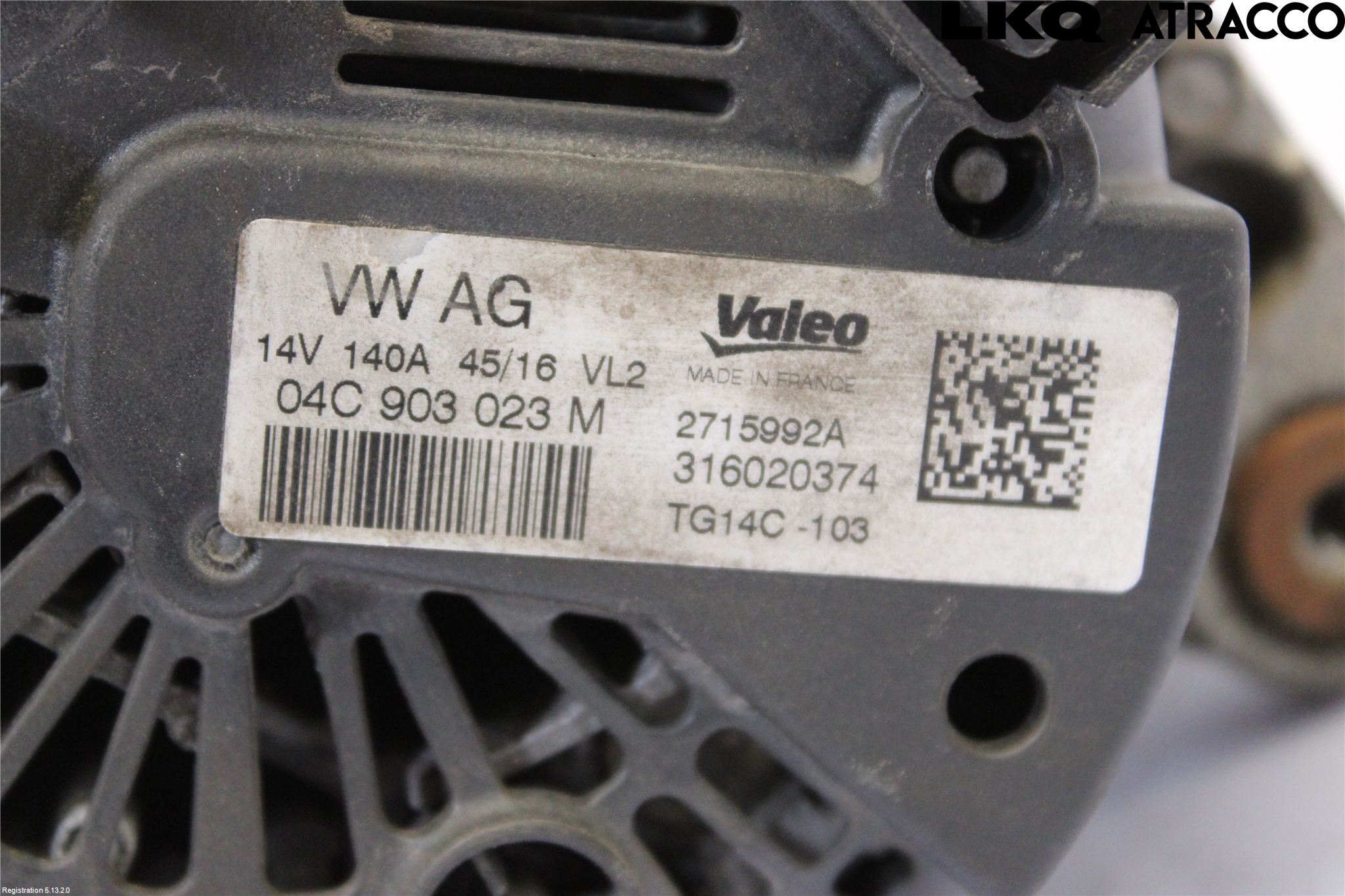 Volkswagen VW GOLF / E-GOLF VII 13-20 Dynamo
