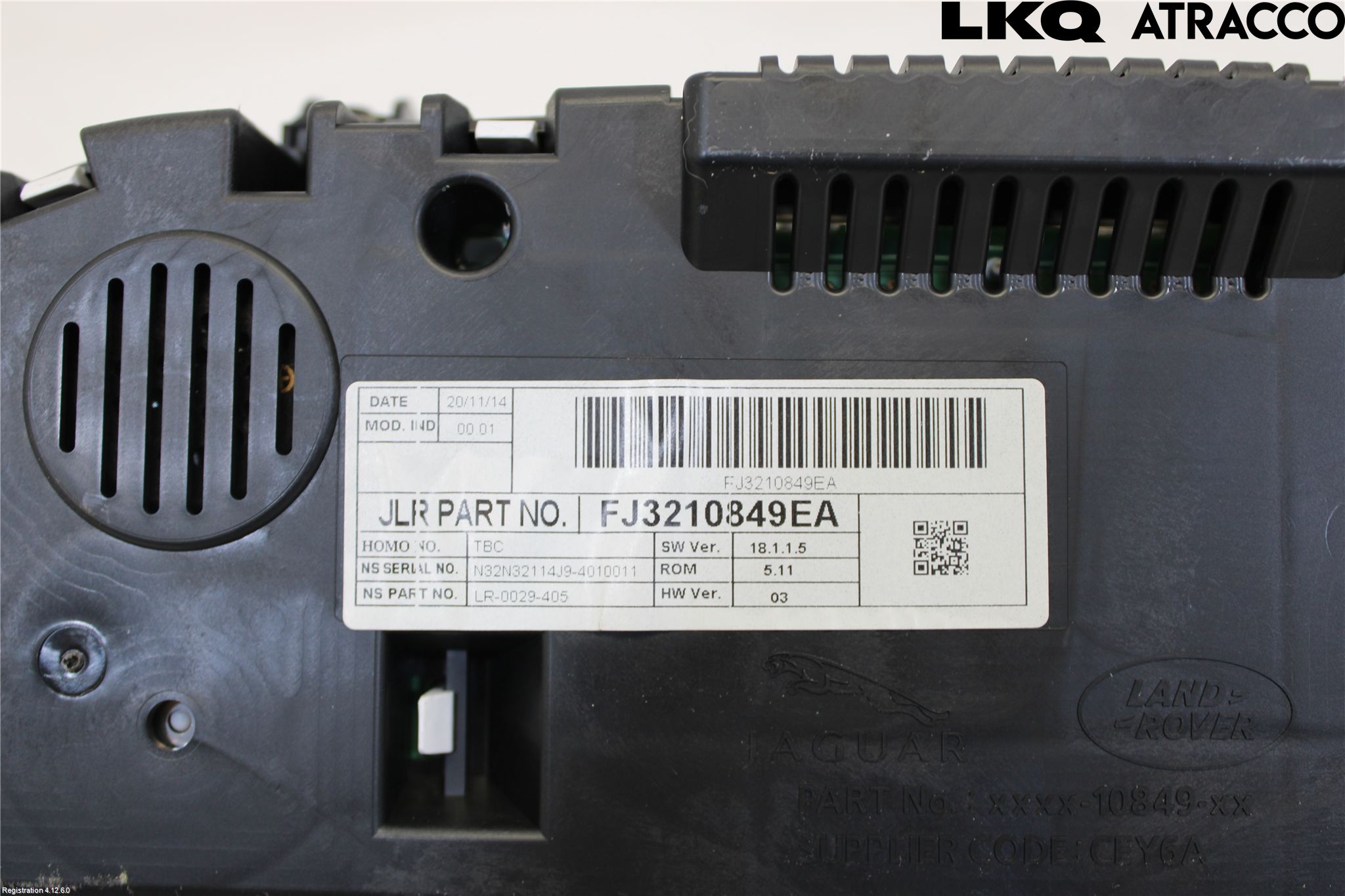 Landrover LAND ROVER RANGE ROVER EVOQUE (L538) 11-18 Instr Kombinert