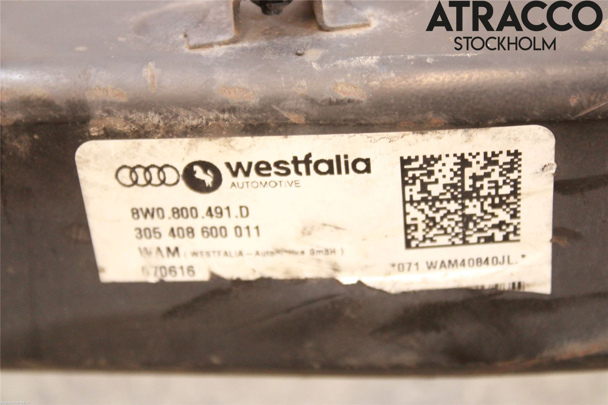 Audi A4/S4 B9 16-19 Tilhengerfeste