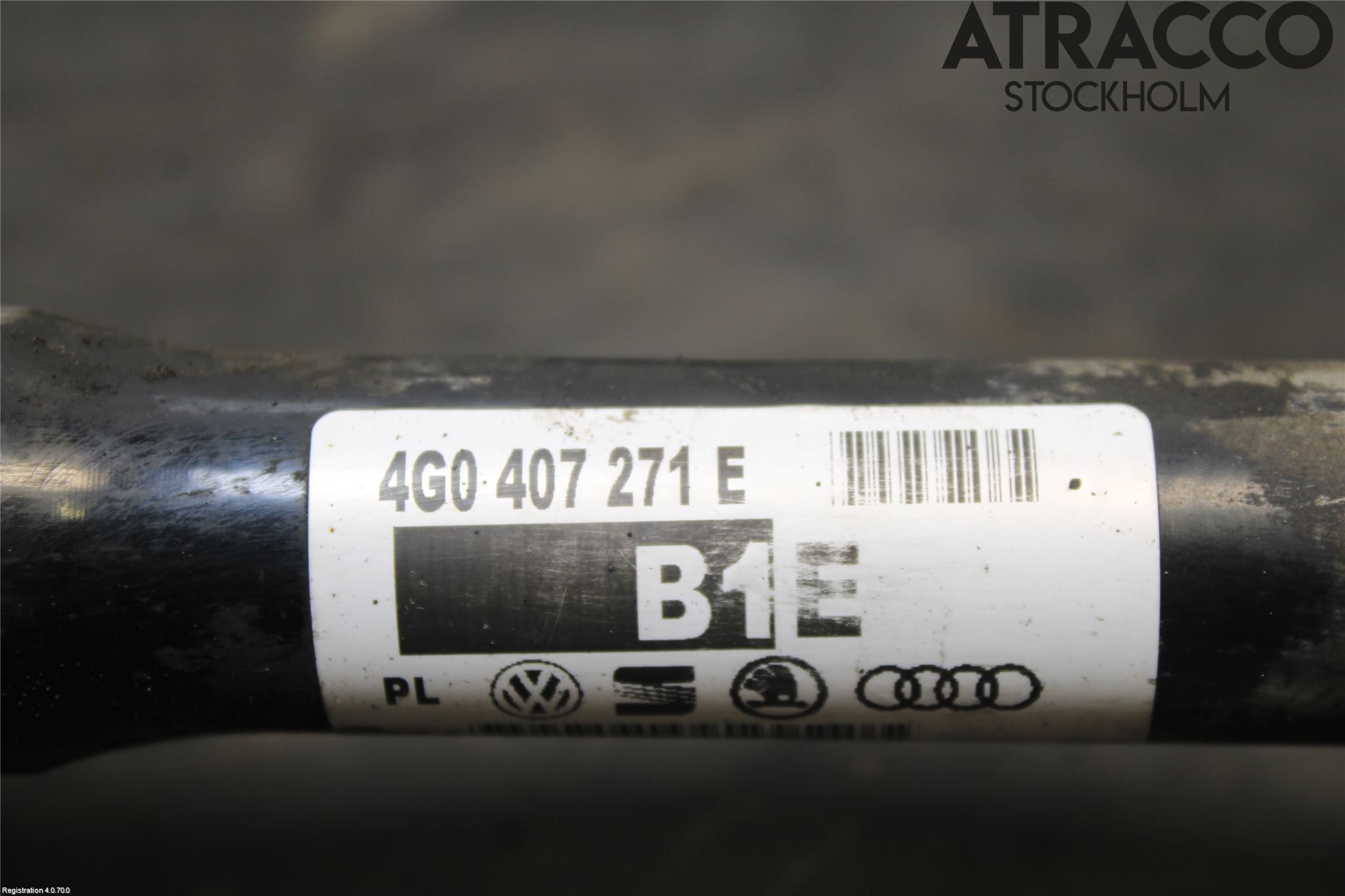 Audi A6/S6 4G 11-18 Drivaksel Foran Kompl Venstre