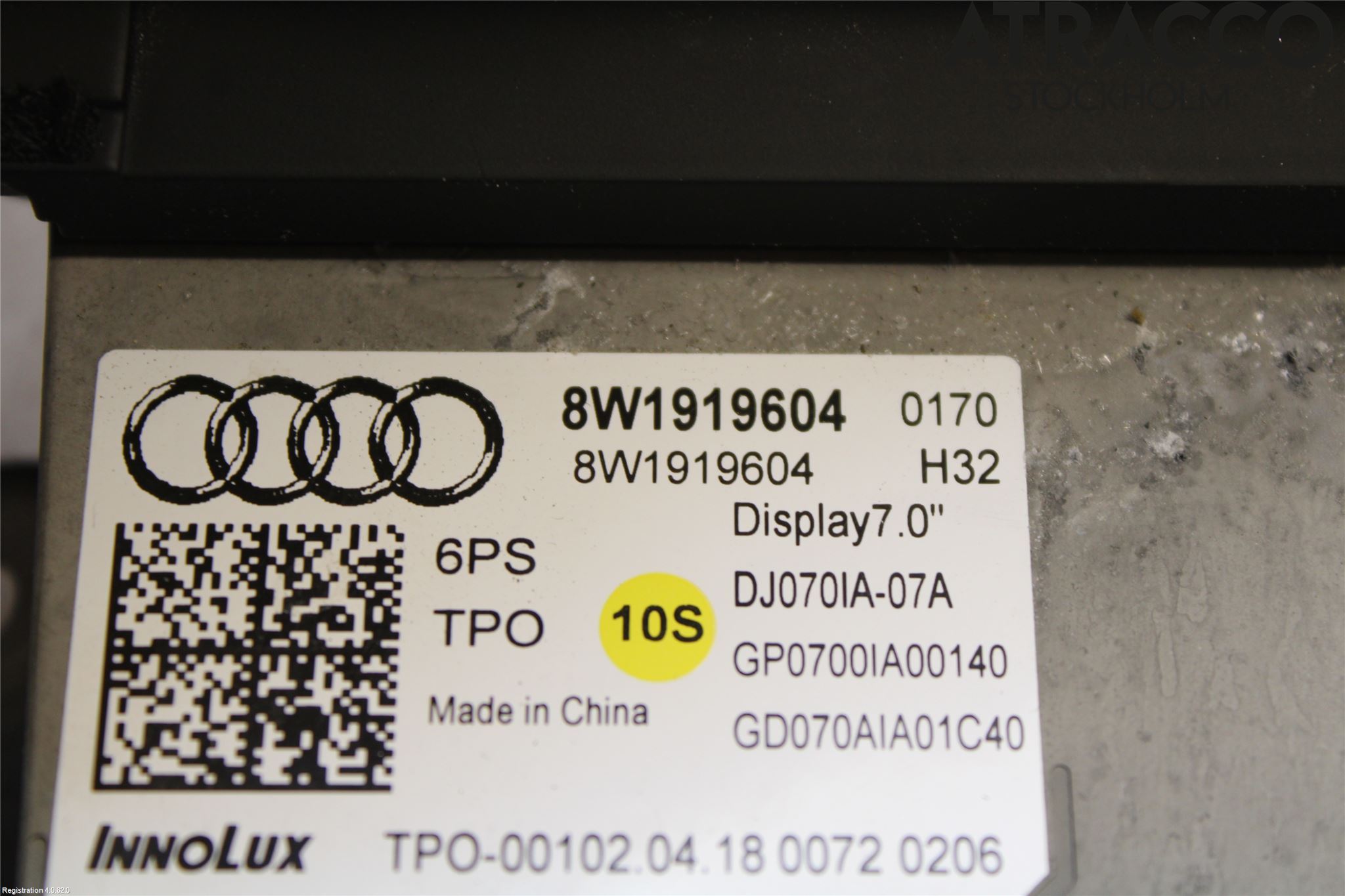Audi A4/S4 B9 16-19 Multifunktionsdisplay